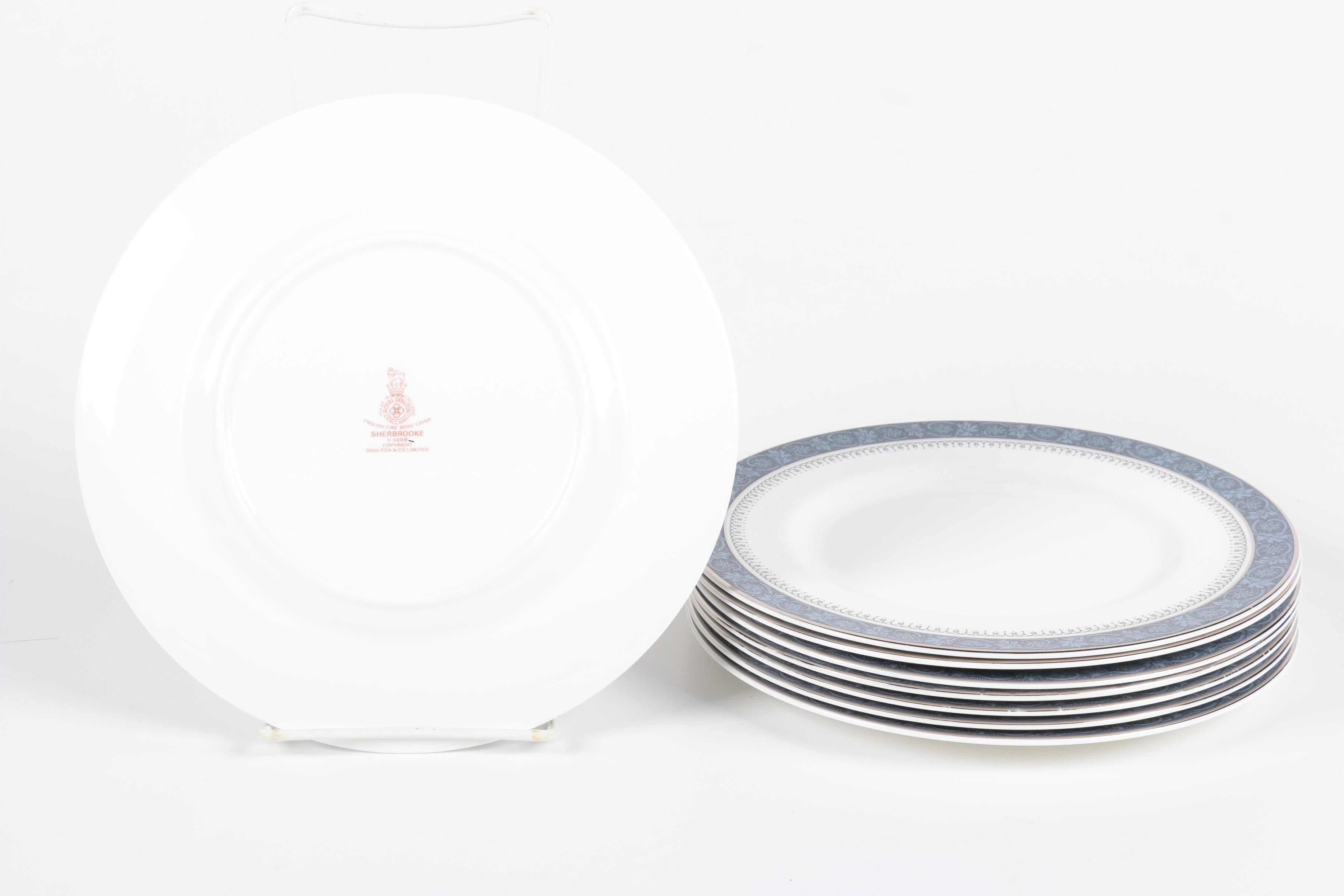 Royal Doulton 'Sherbrooke' Porcelain Tableware for Eight