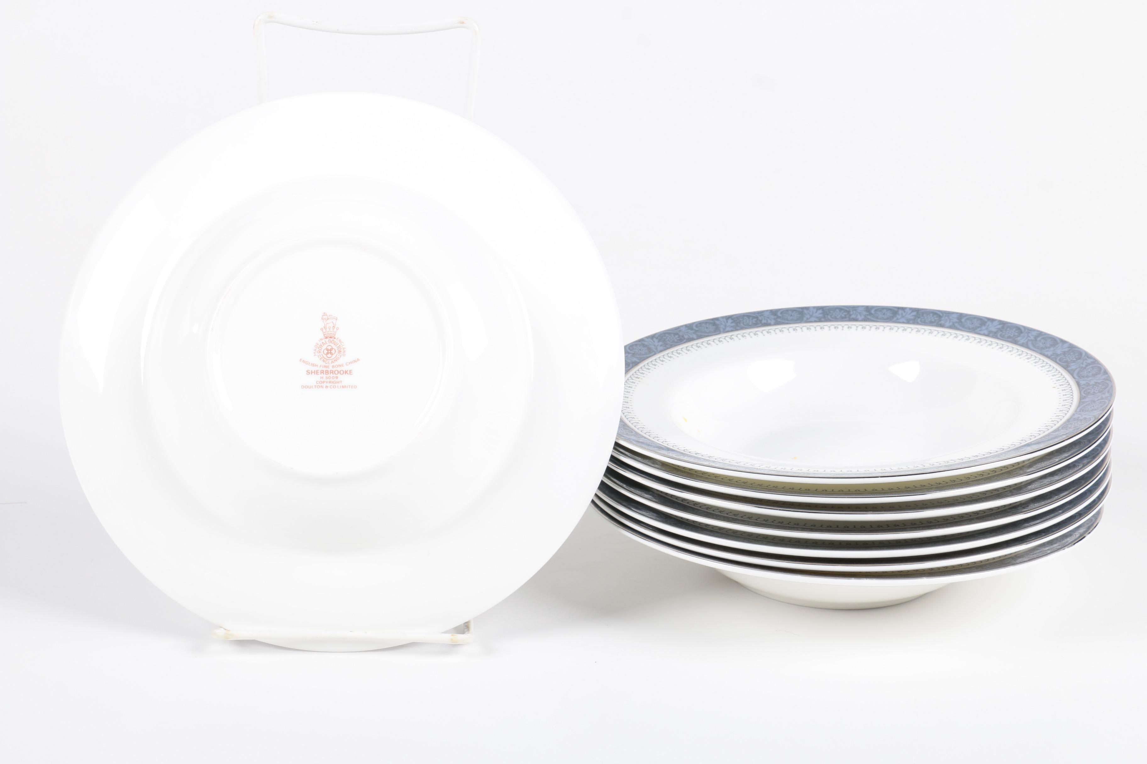 Royal Doulton 'Sherbrooke' Porcelain Tableware for Eight