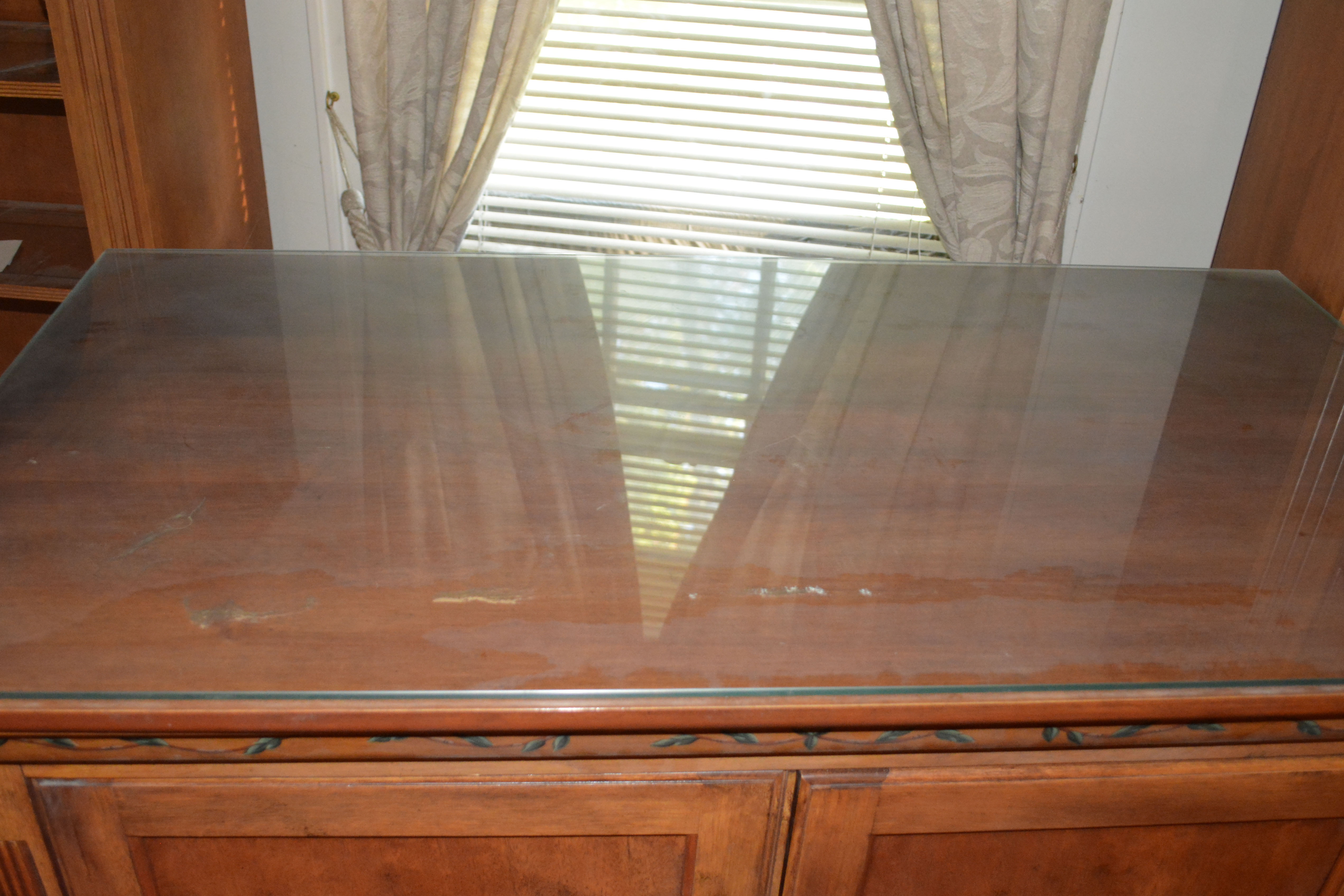 Adams Style Mahogany Entertainment Armoire by Jasper Cabinet