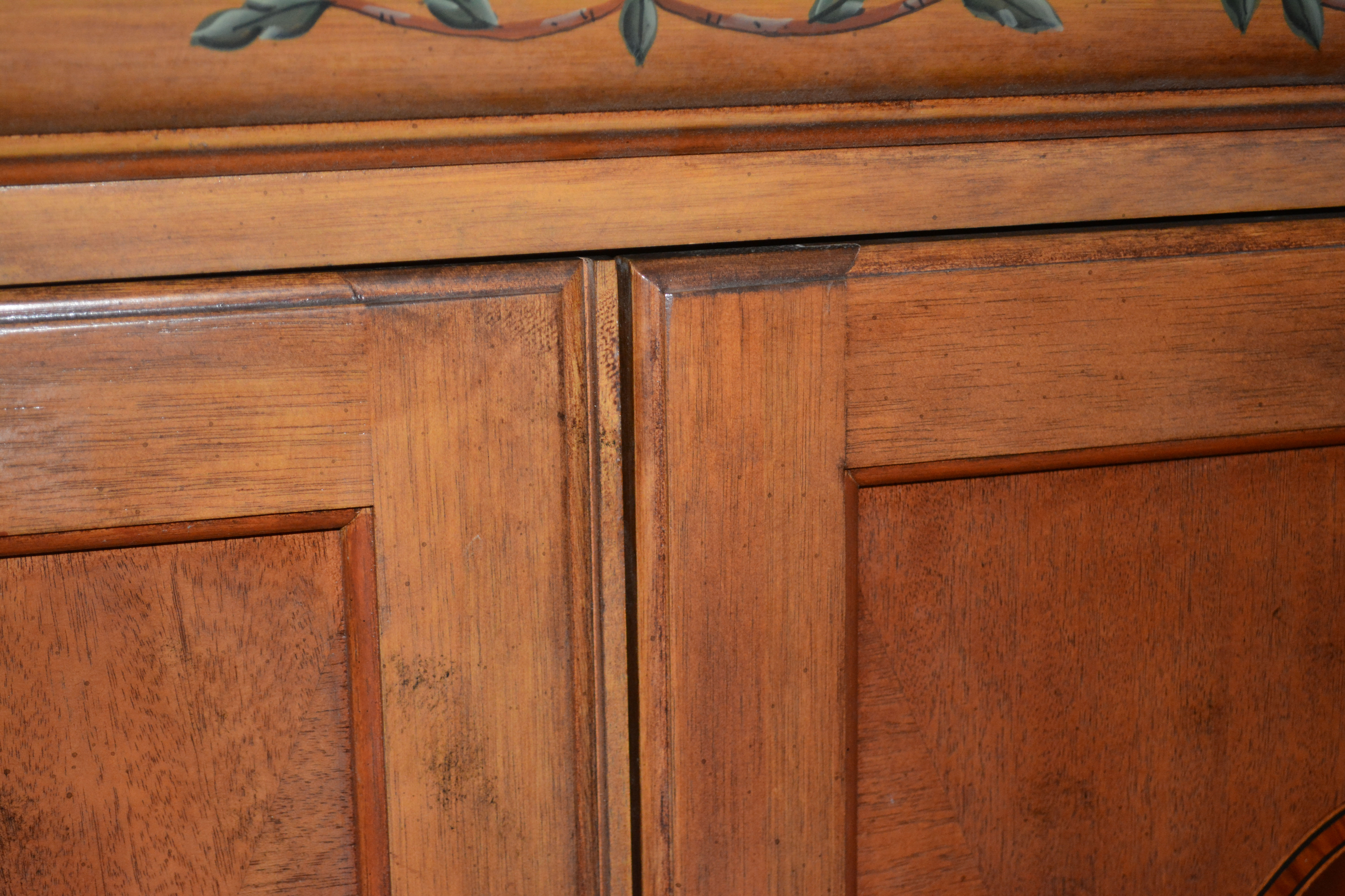 Adams Style Mahogany Entertainment Armoire by Jasper Cabinet