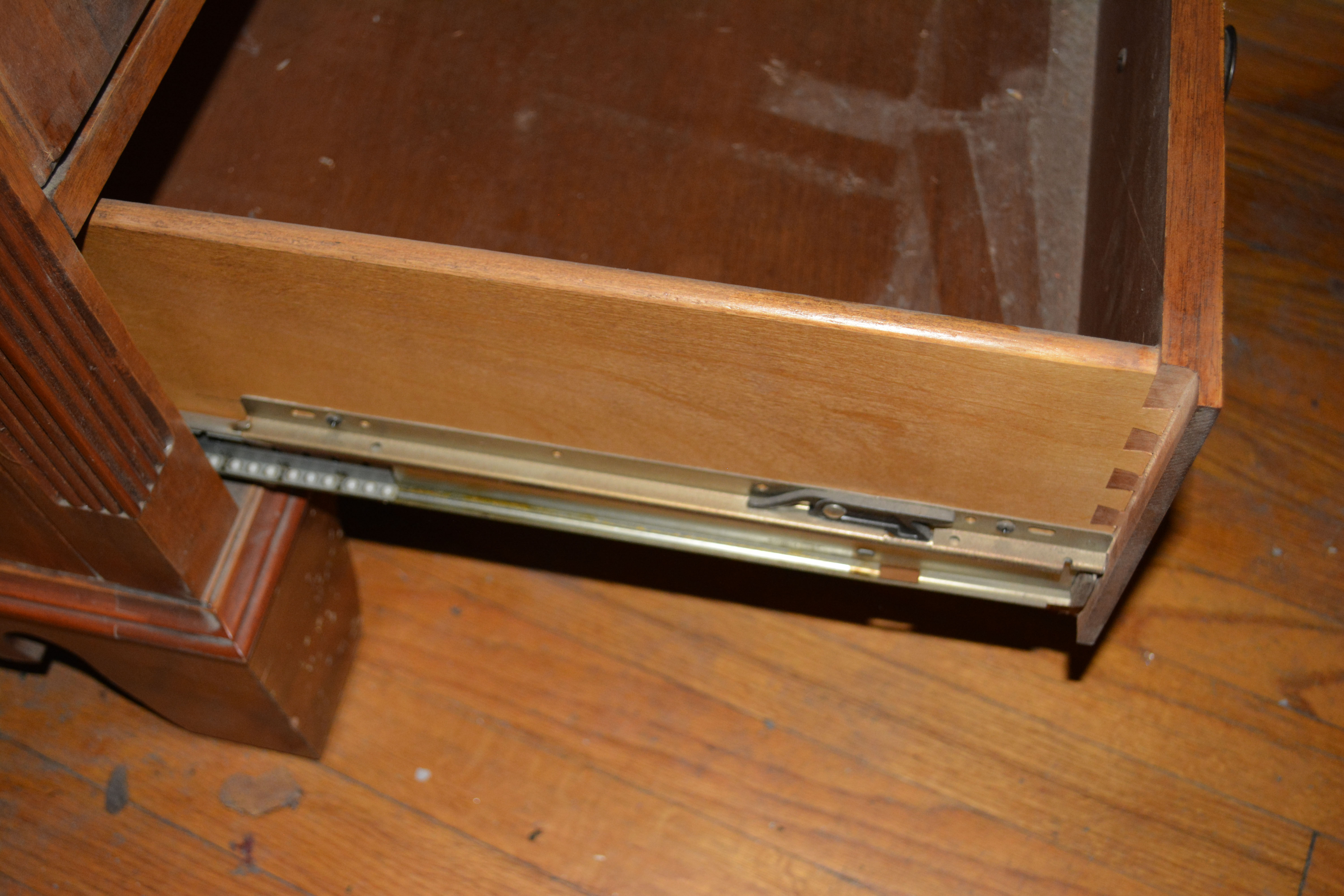 Adams Style Mahogany Entertainment Armoire by Jasper Cabinet