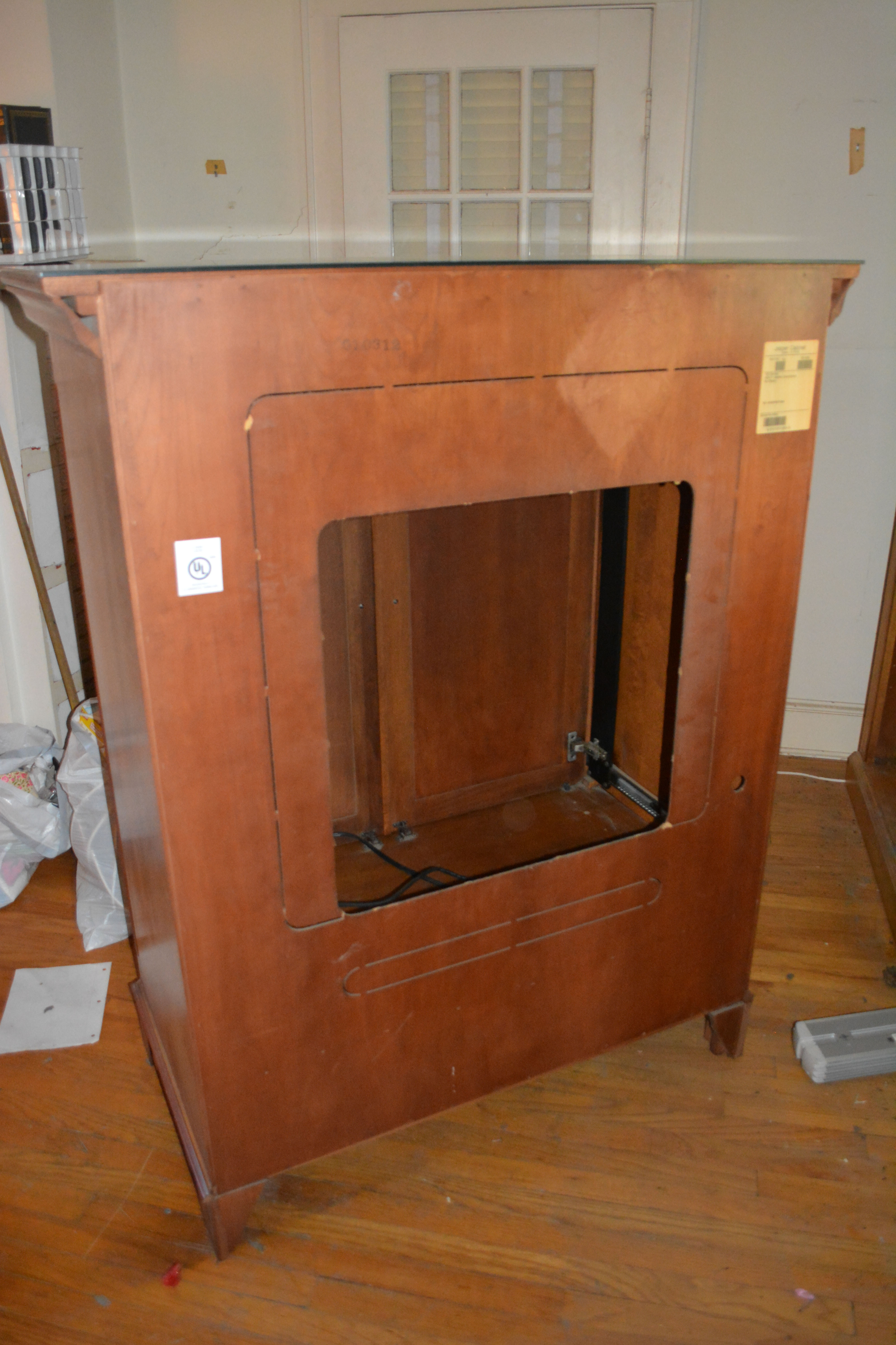 Adams Style Mahogany Entertainment Armoire by Jasper Cabinet