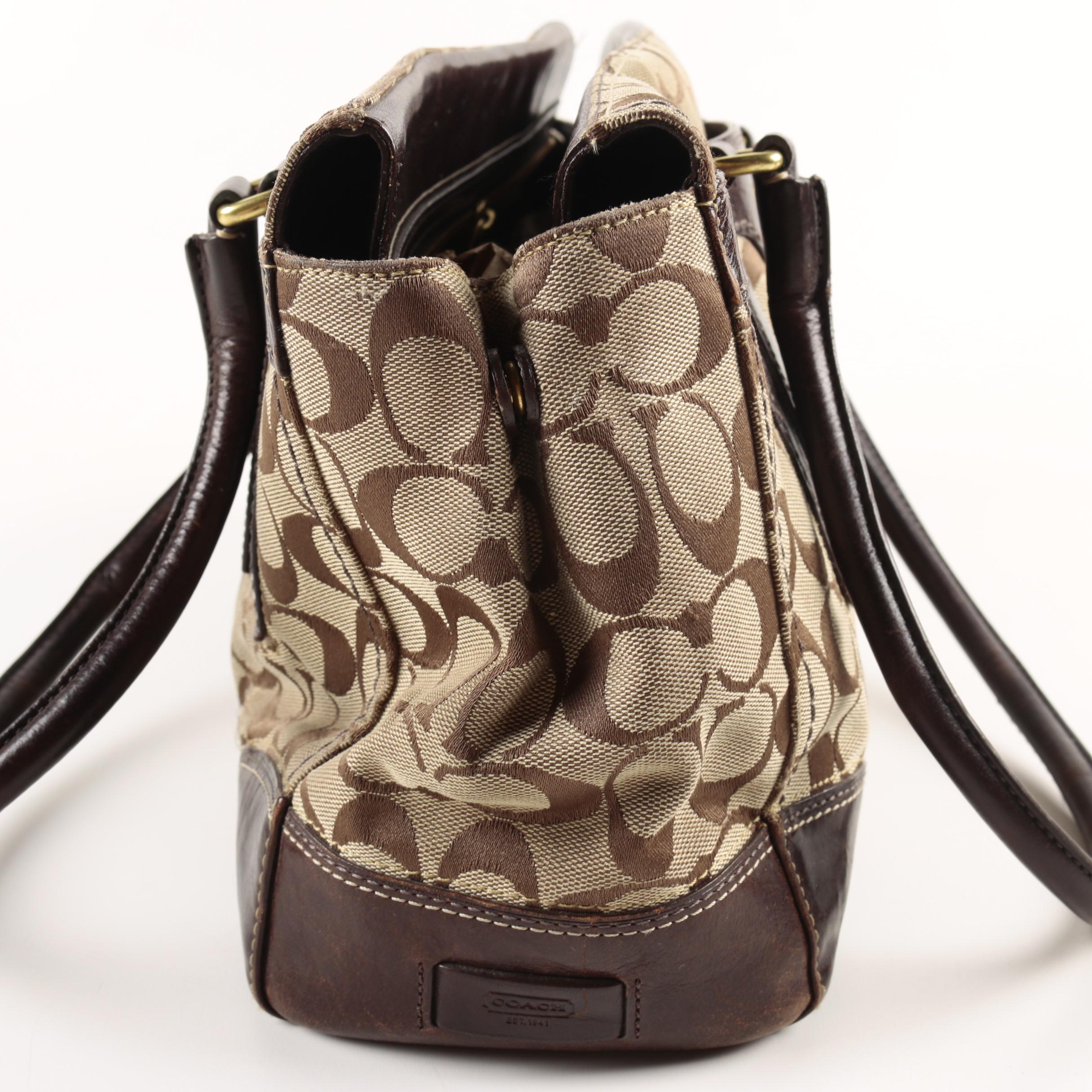 Coach Hampton Signature Canvas Carryall