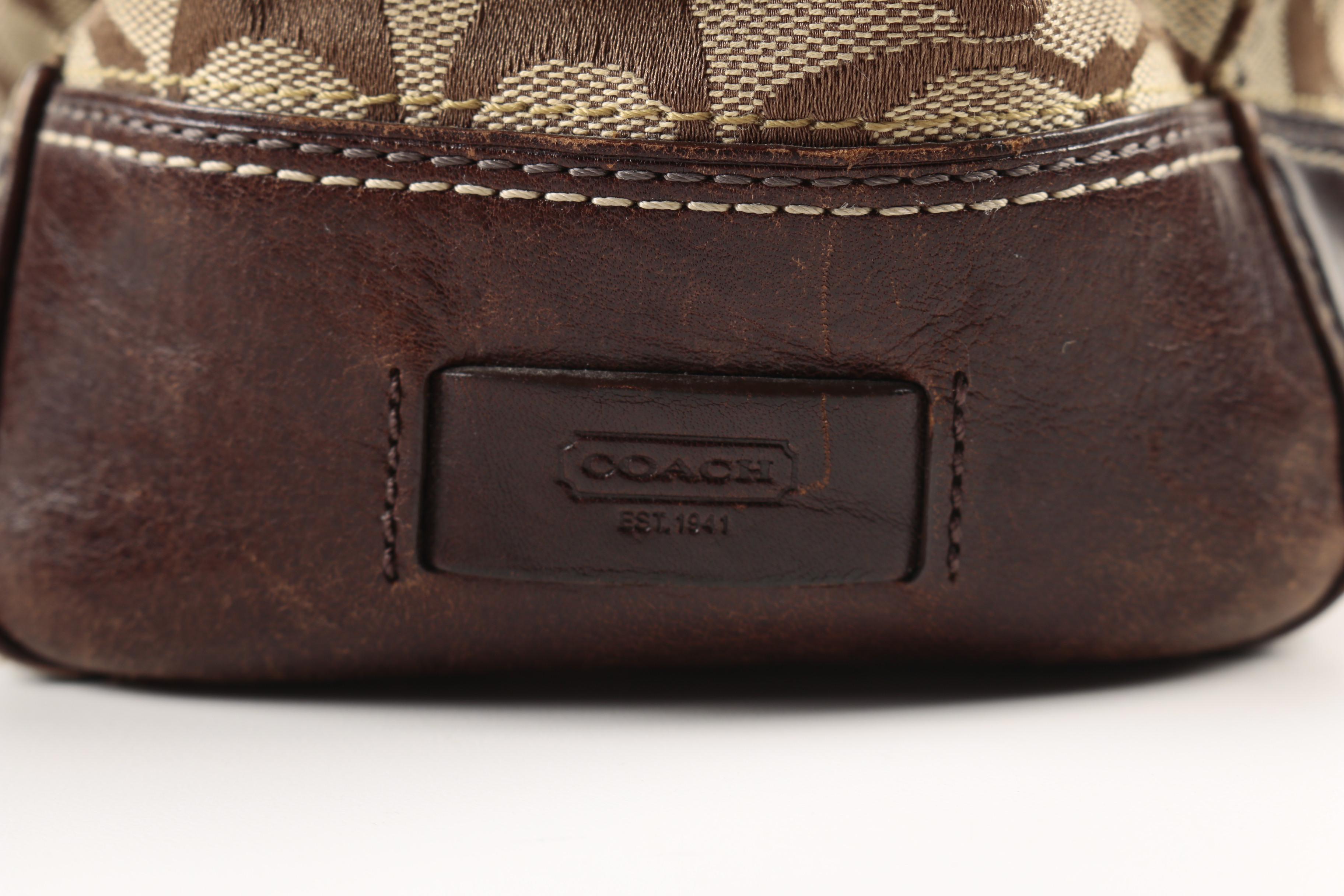 Coach Hampton Signature Canvas Carryall