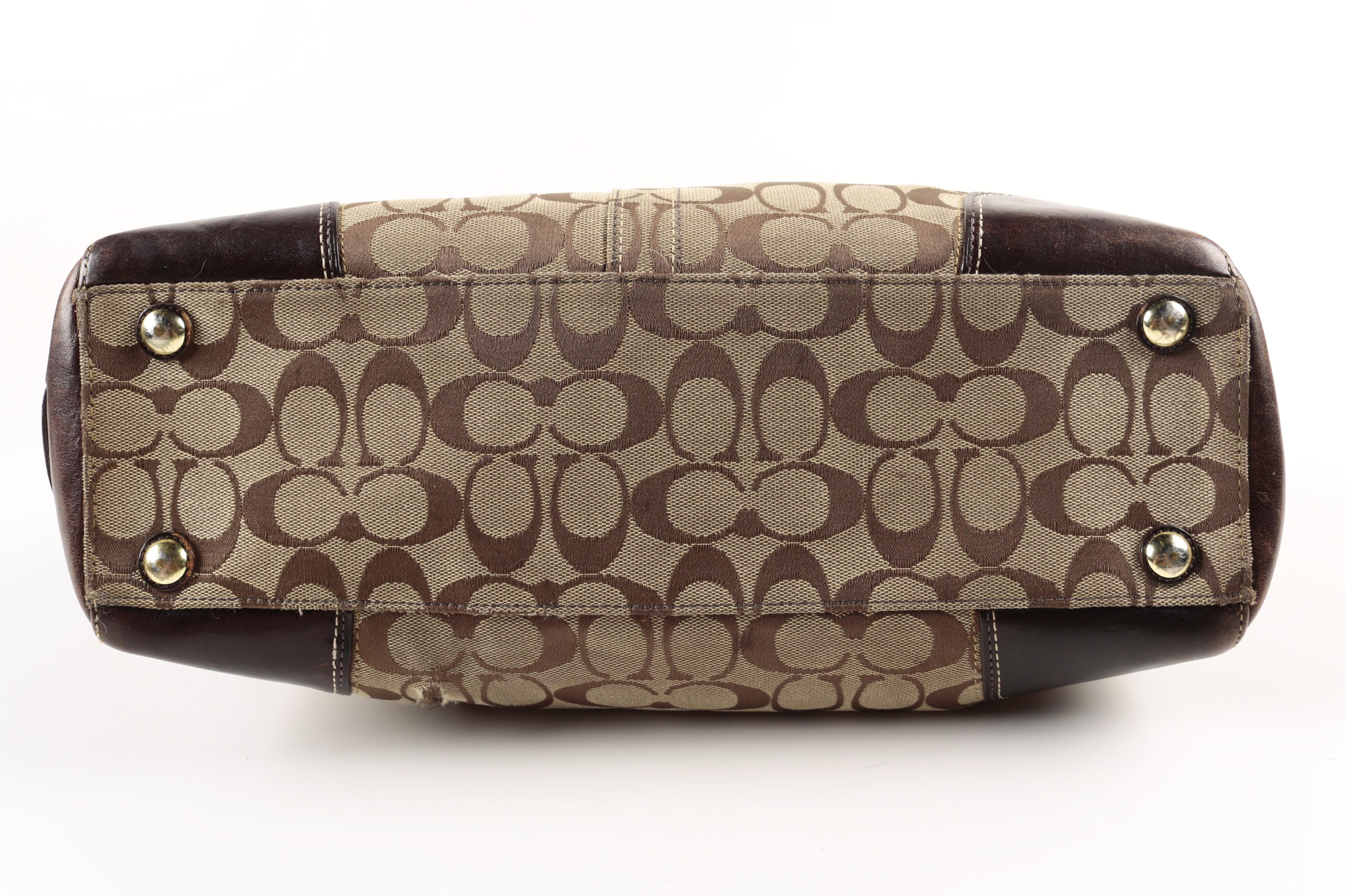 Coach Hampton Signature Canvas Carryall