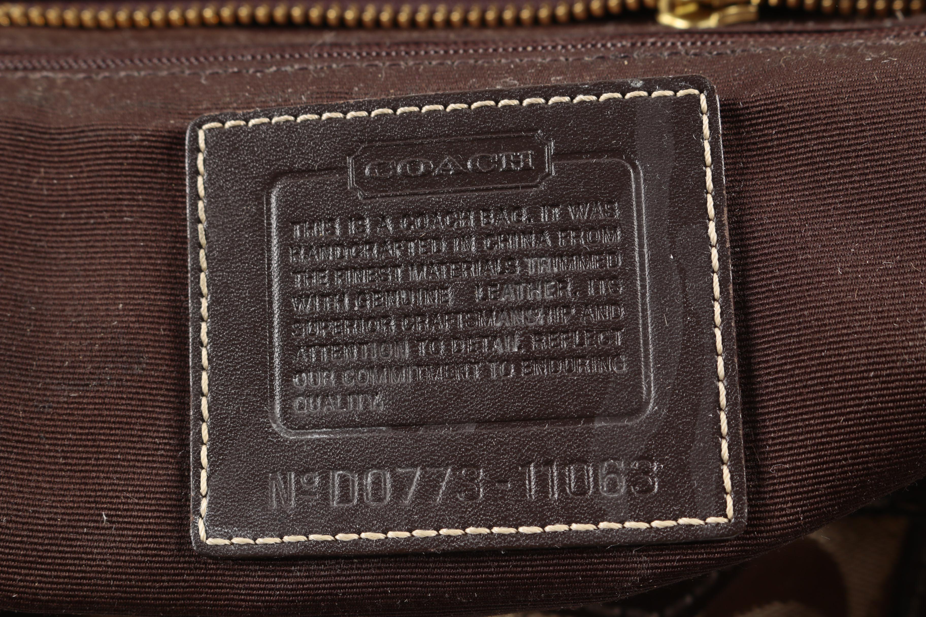 Coach Hampton Signature Canvas Carryall