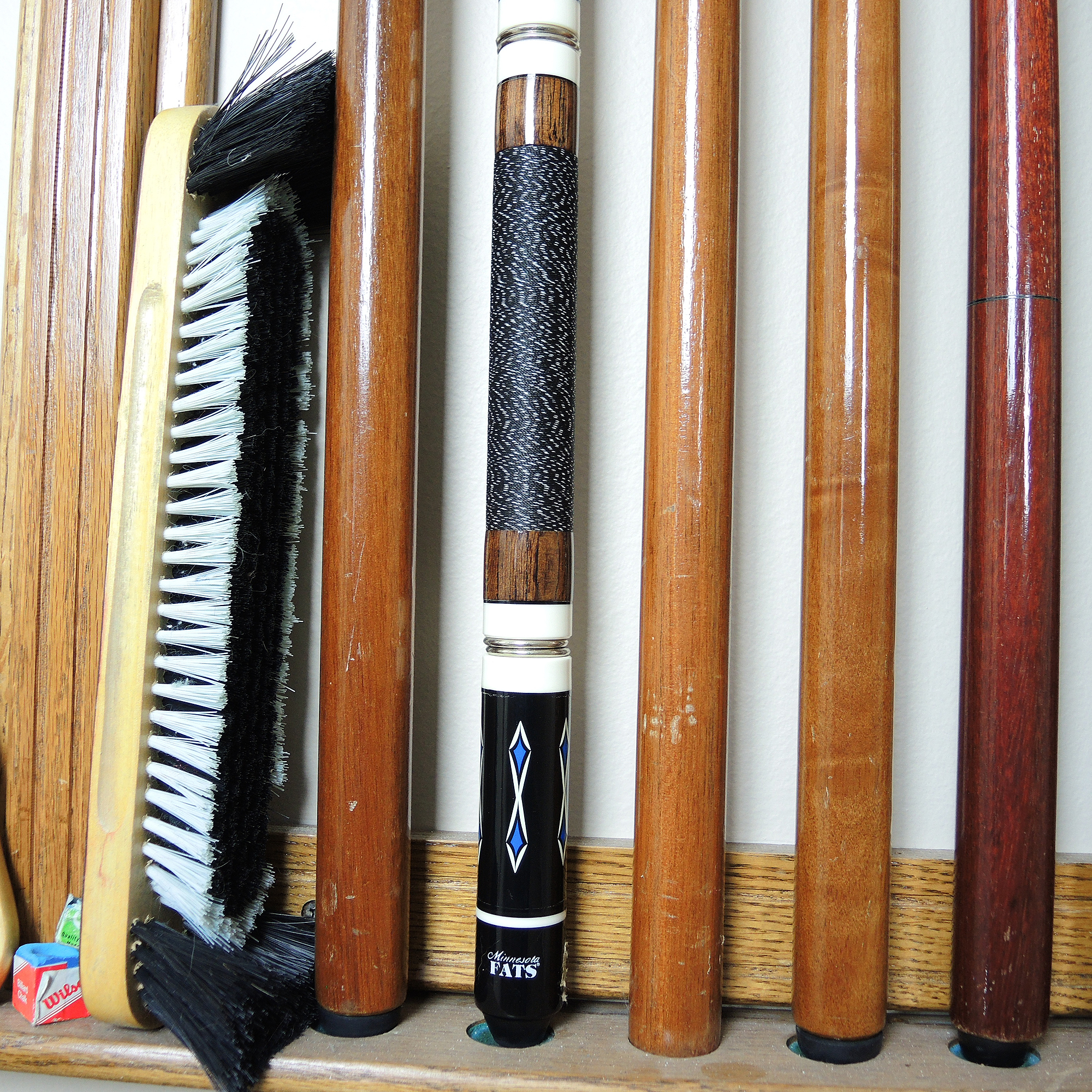 Dynamo-McIntire Billiard Table, Cue Stand, and Accessories