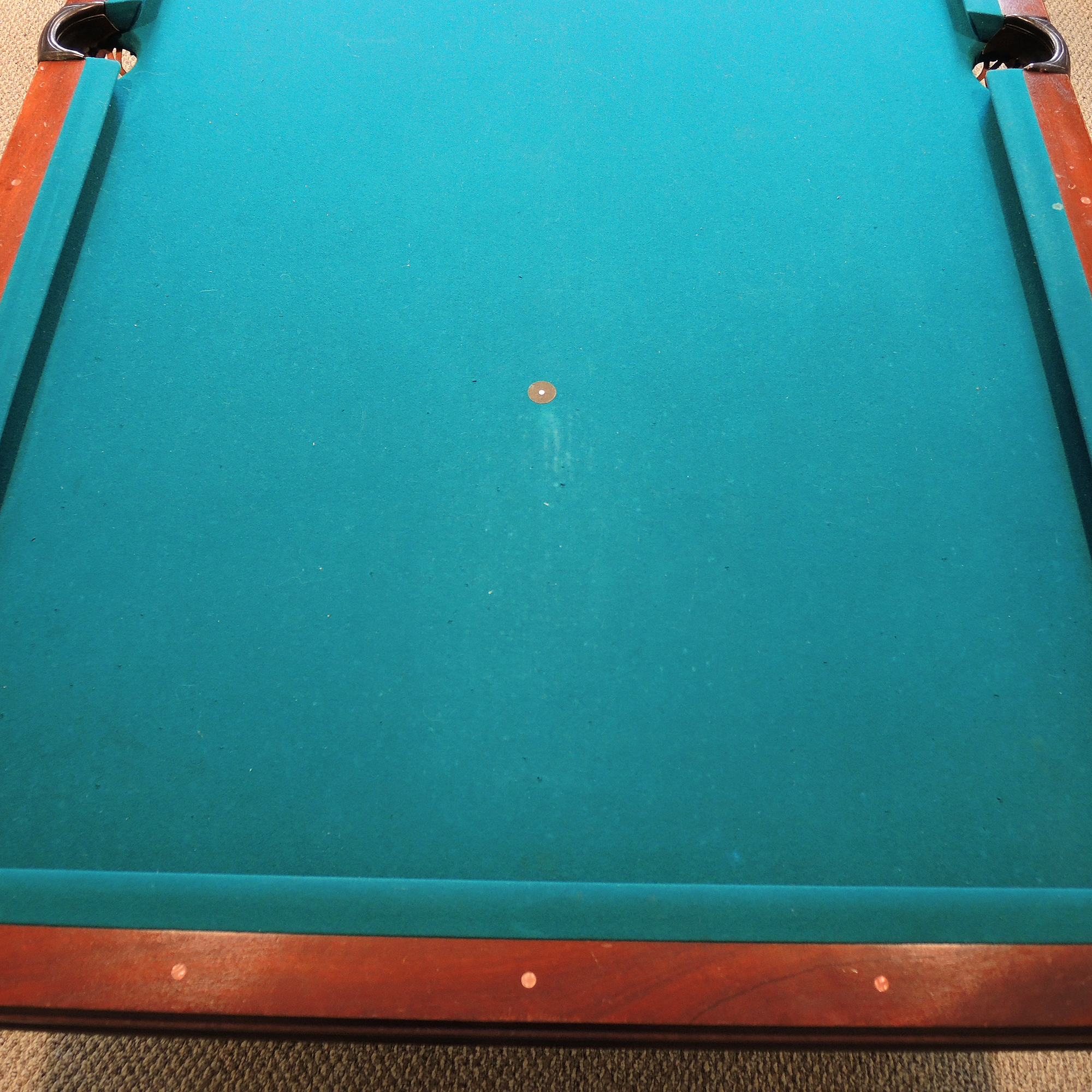 Dynamo-McIntire Billiard Table, Cue Stand, and Accessories