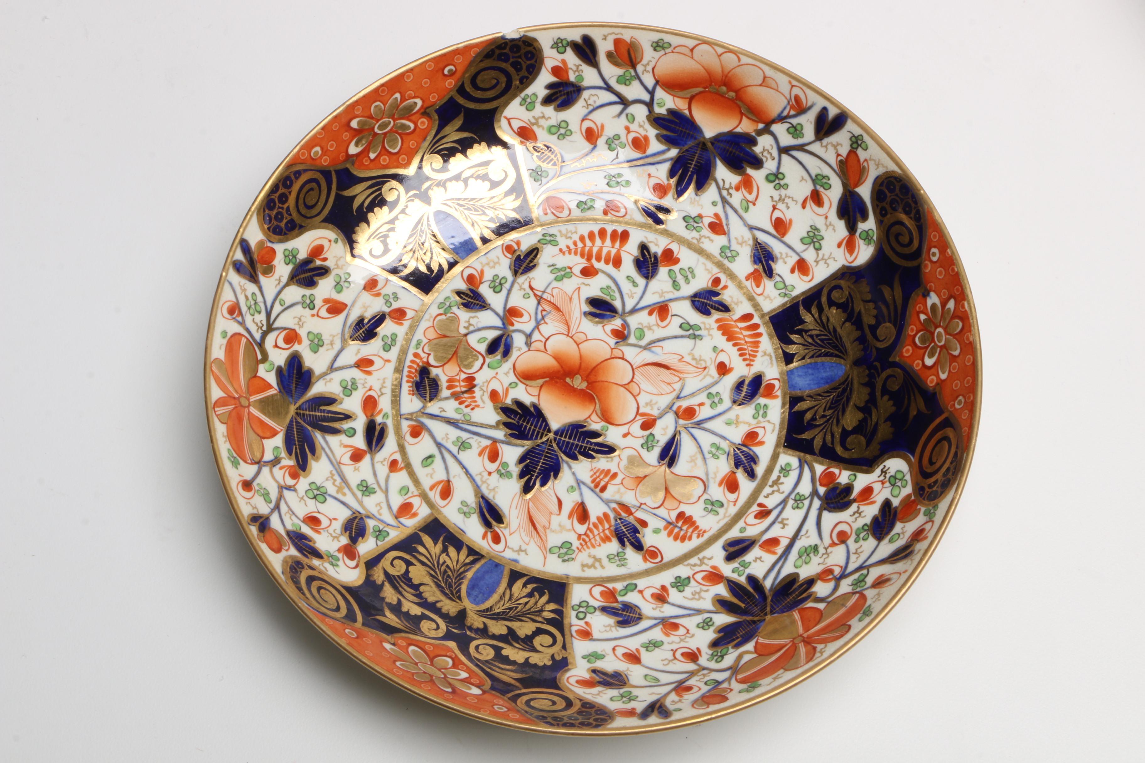 Antique Derby Imari "Witches" Tea Service