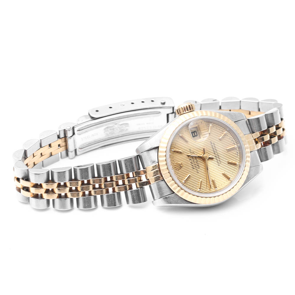 Rolex Oyster Perpetual Datejust Stainless Steel and 18K Yellow Gold Watch