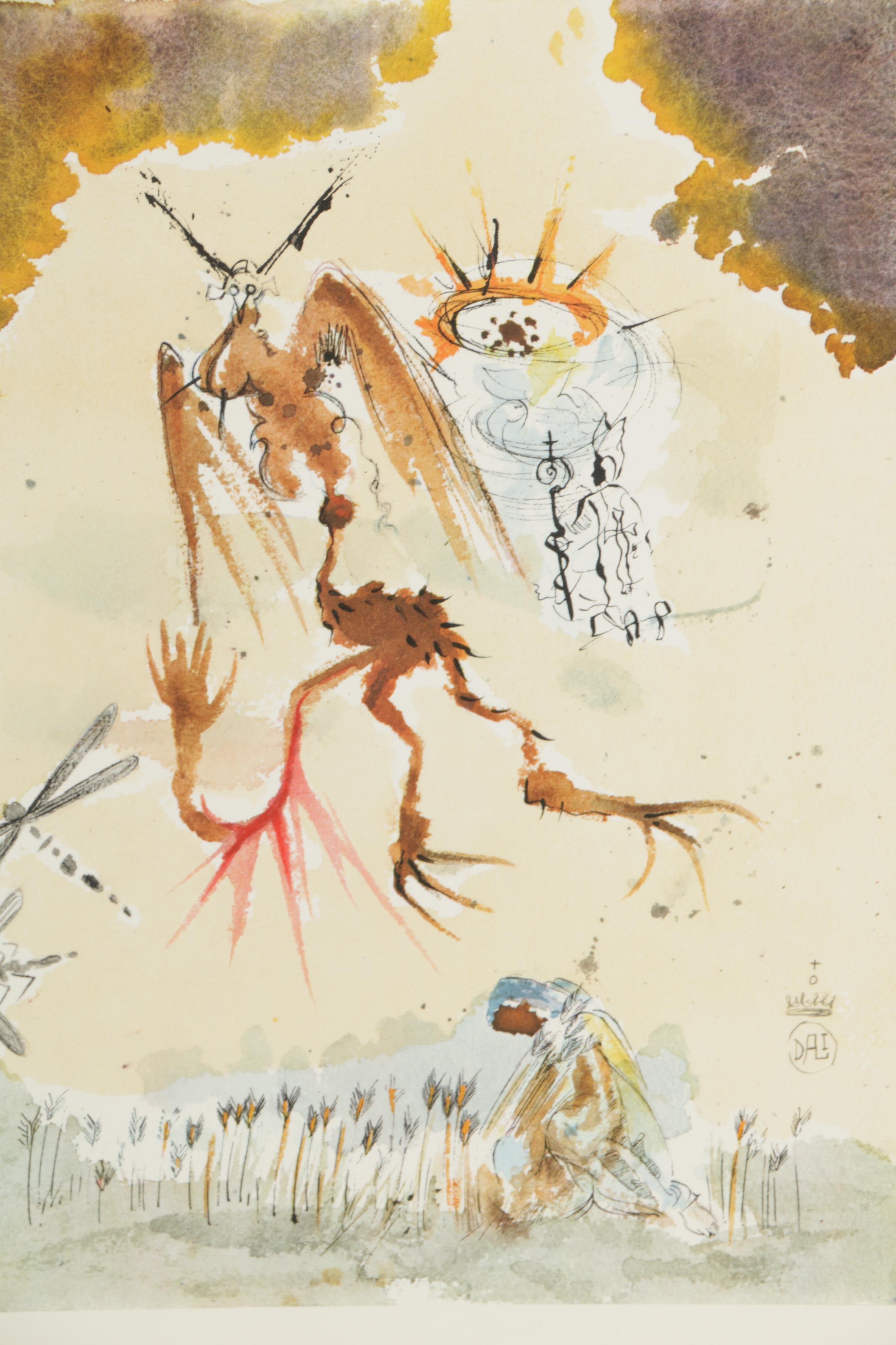 Reproduction Print After Salvador Dali "Forgive Us Our Trespasses"