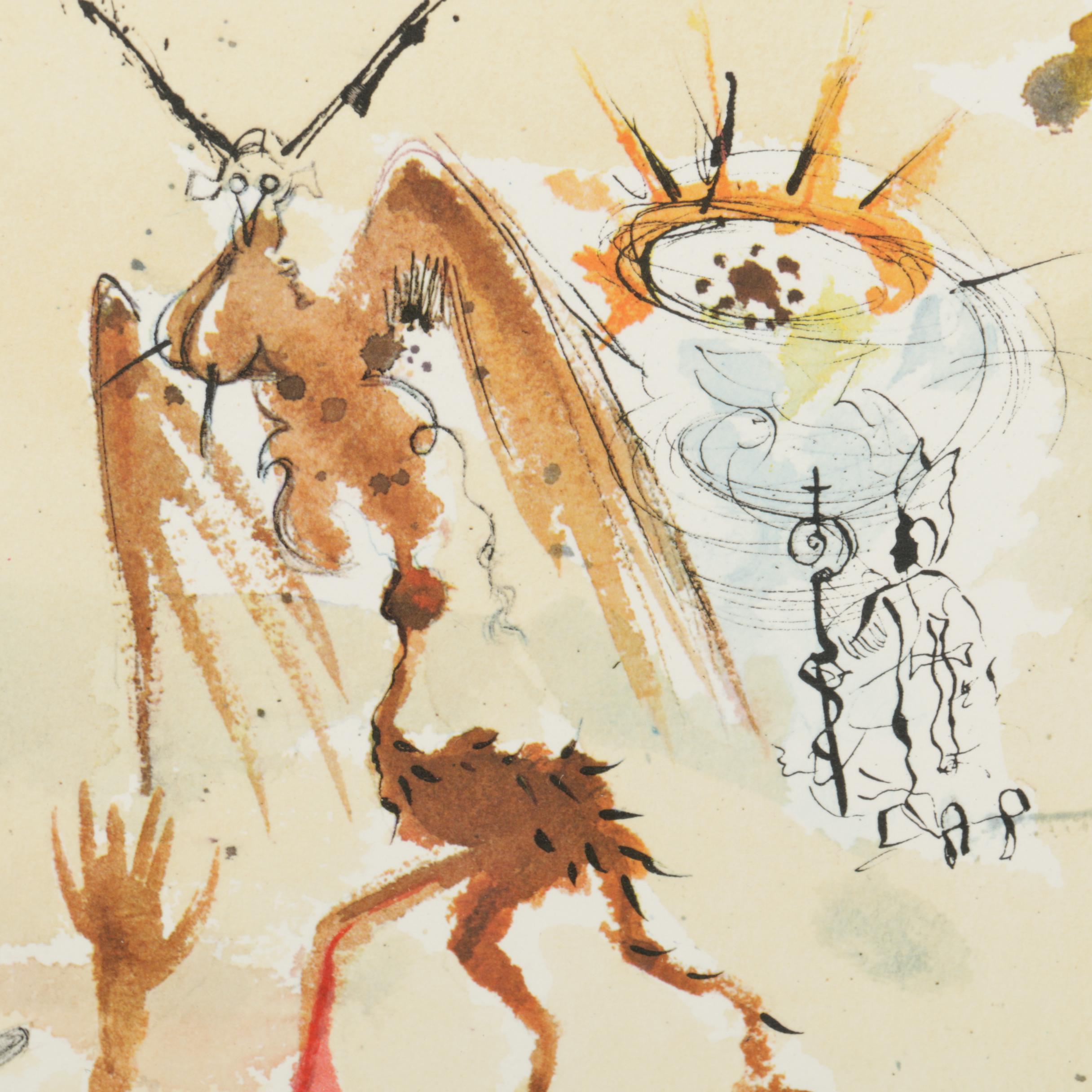 Reproduction Print After Salvador Dali "Forgive Us Our Trespasses"