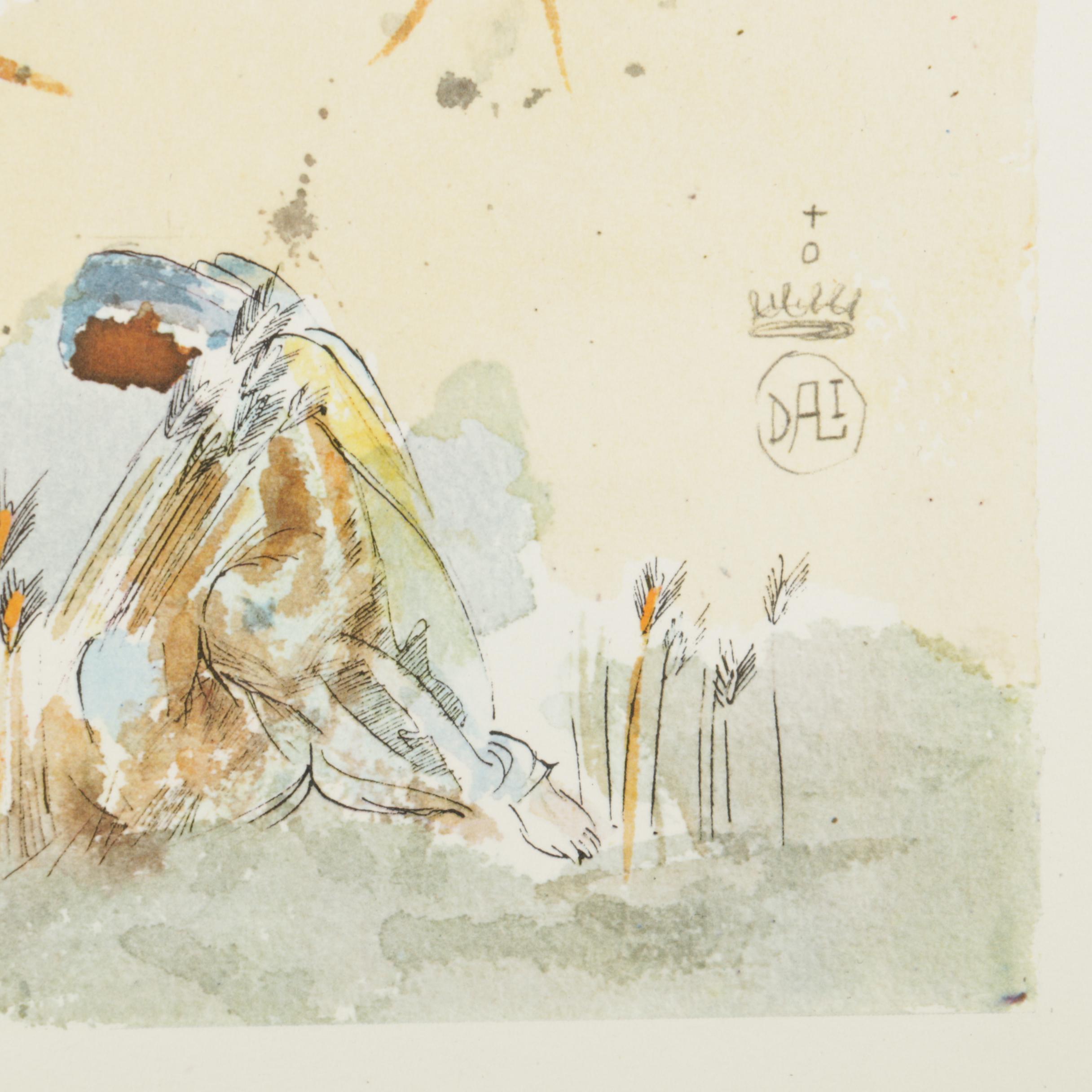 Reproduction Print After Salvador Dali "Forgive Us Our Trespasses"