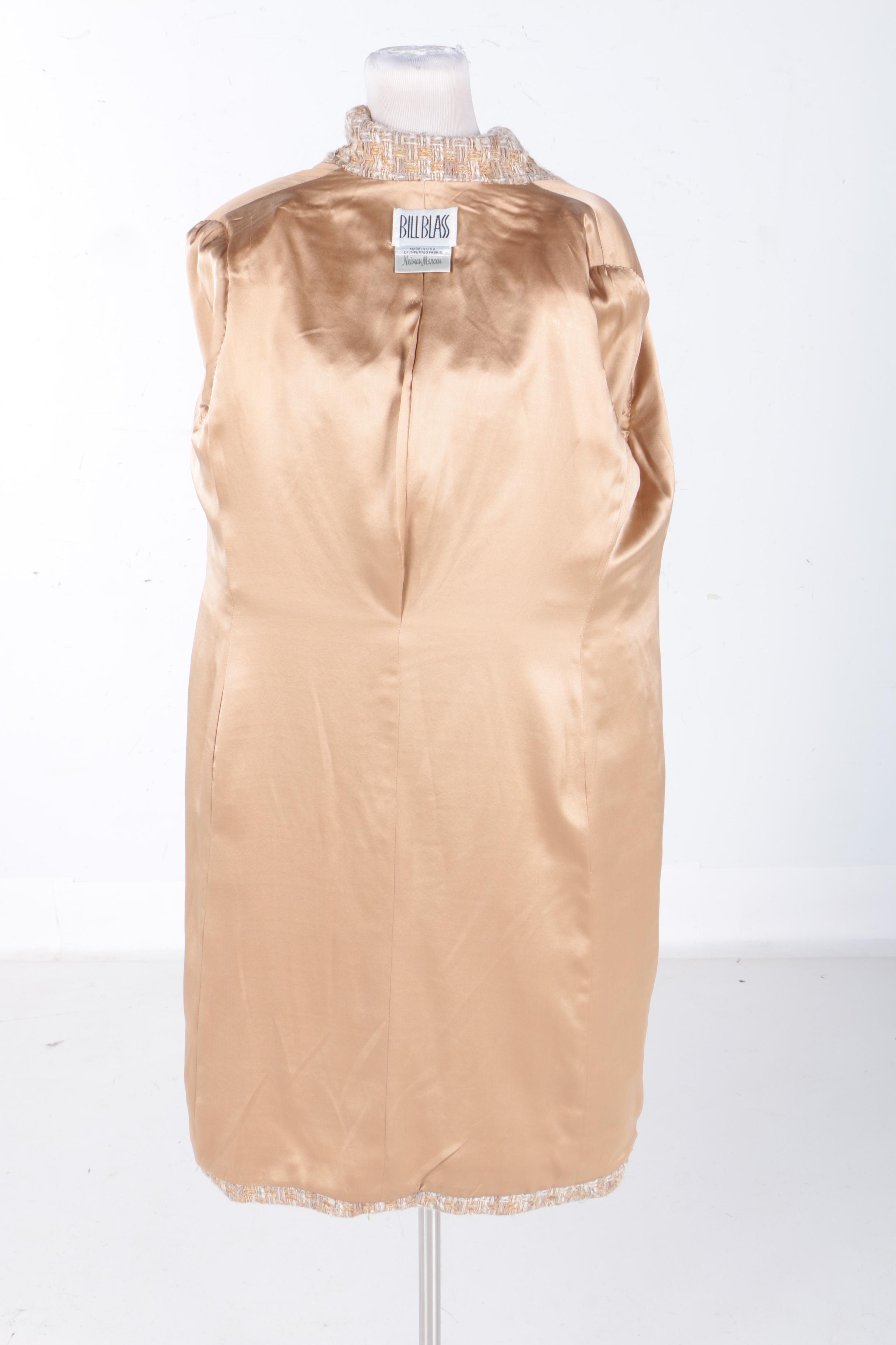 Women's Bill Blass for Neiman Marcus Tweed Coat