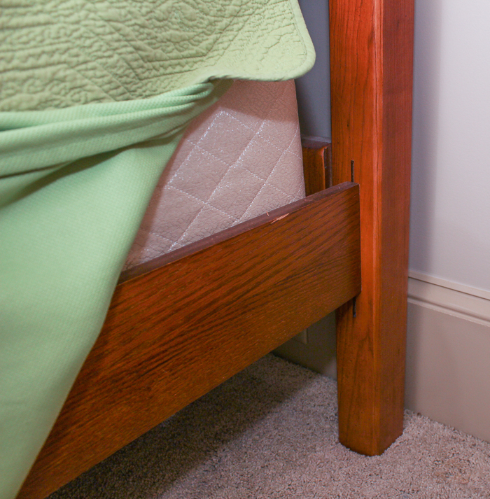 Victorian Style Full-Size Oak Bed Frame by Lexington