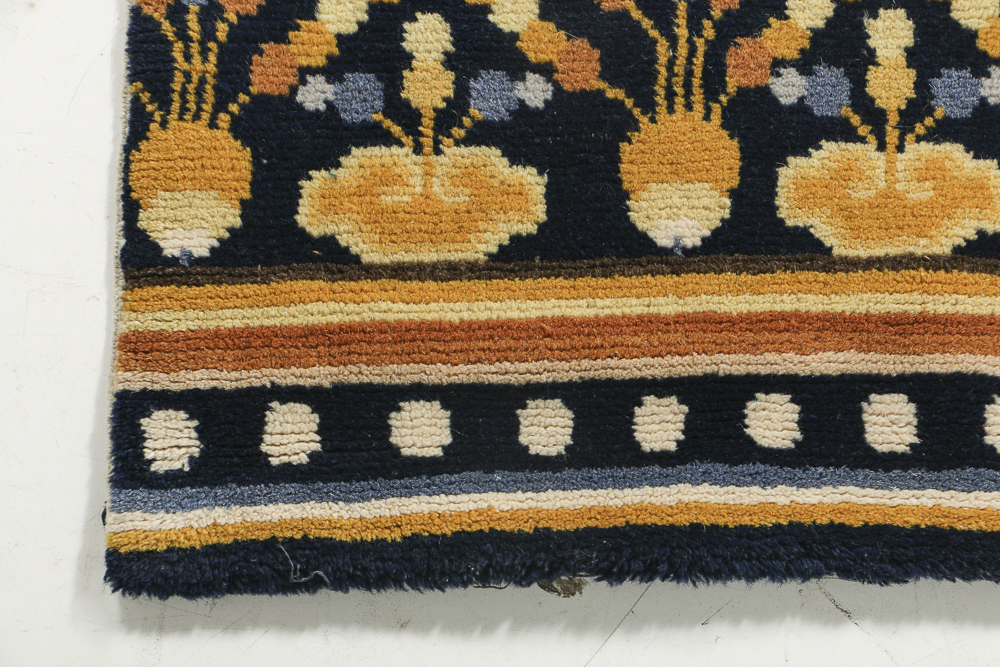 Antique Tibetan "Khaden" Dragon Temple Rug