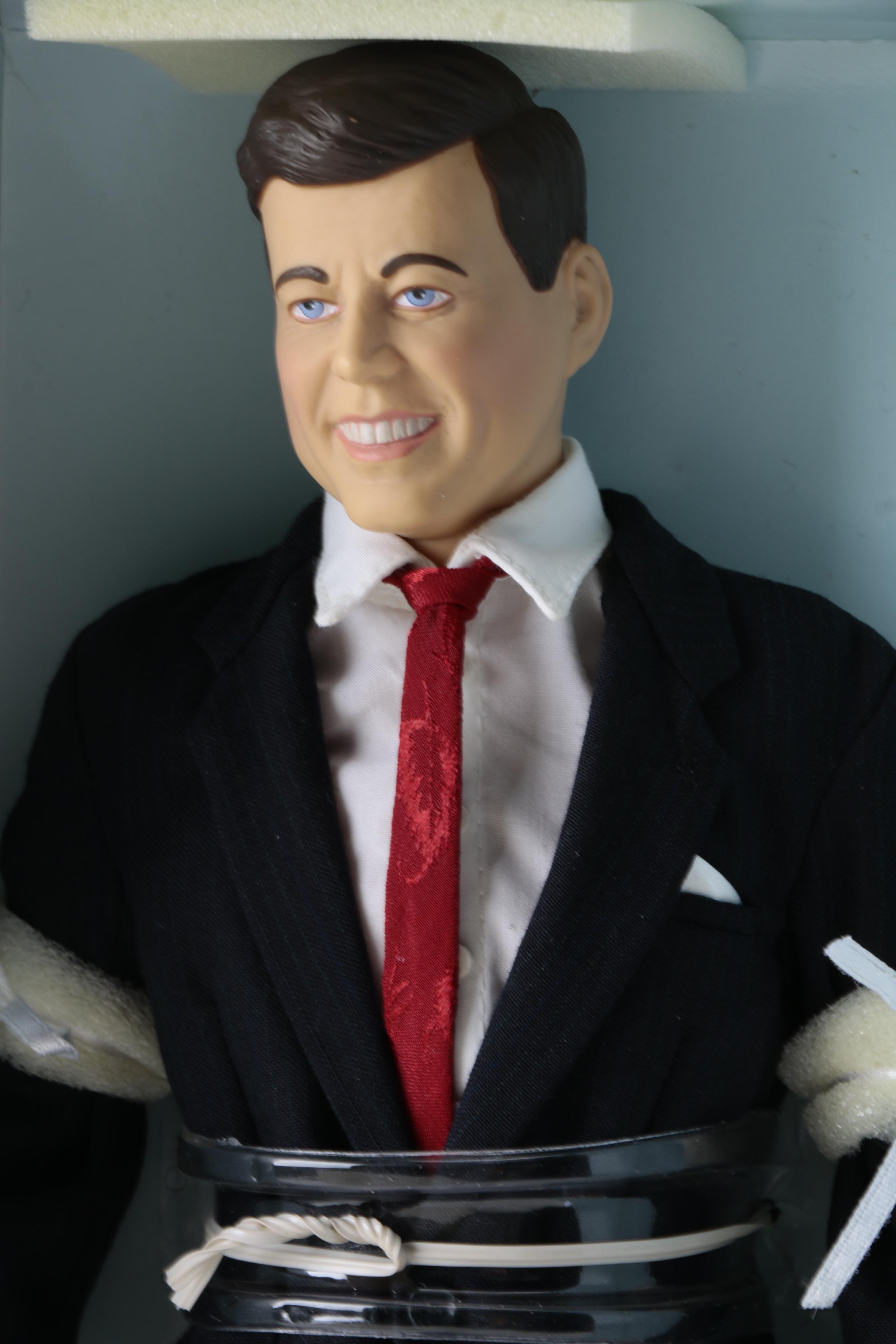 Franklin Mint "J.F.K." and "Jackie" Porcelain Dolls