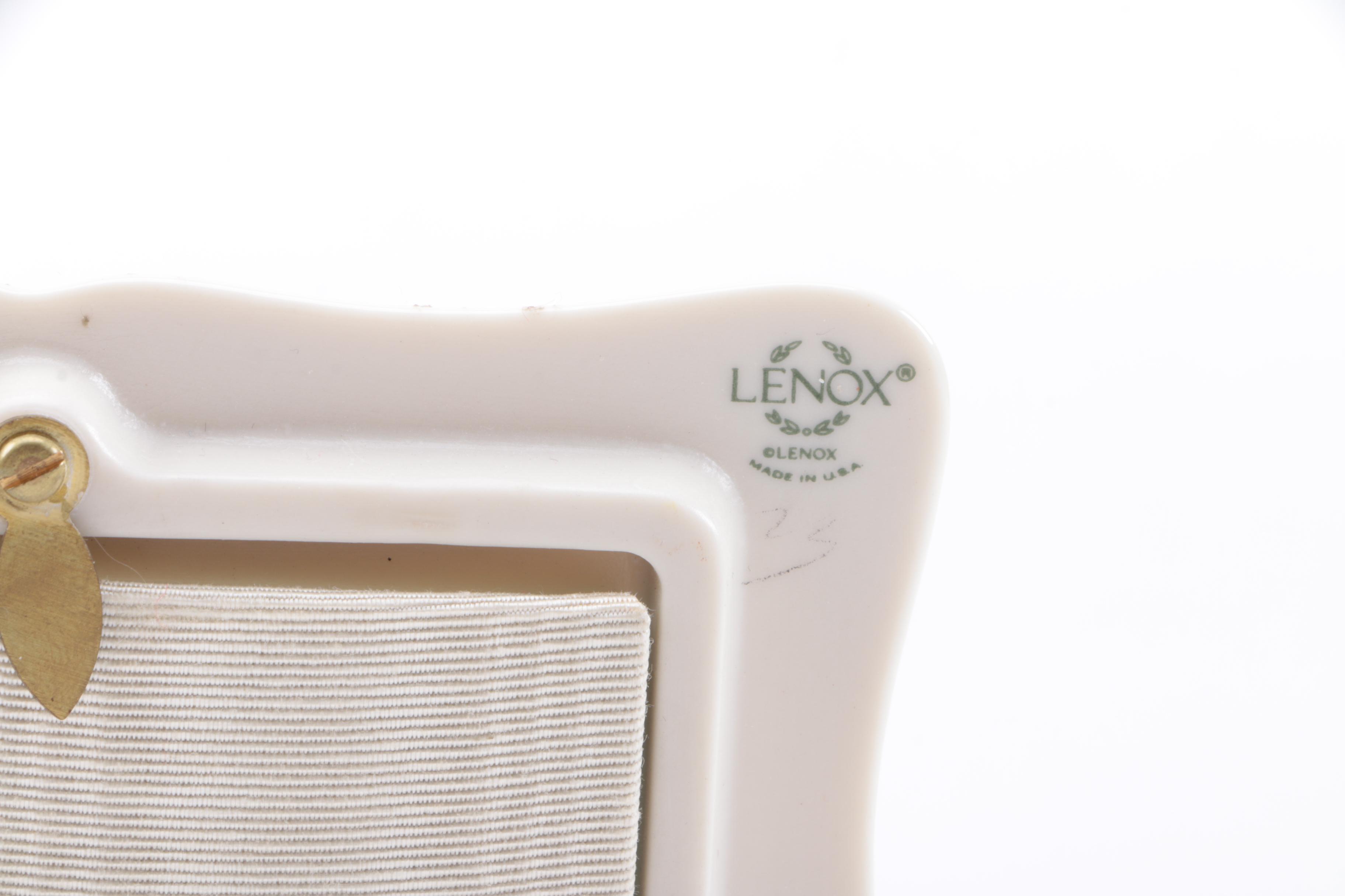 Lenox "Rose Manor" Vase, Bottle, and Picture Frame