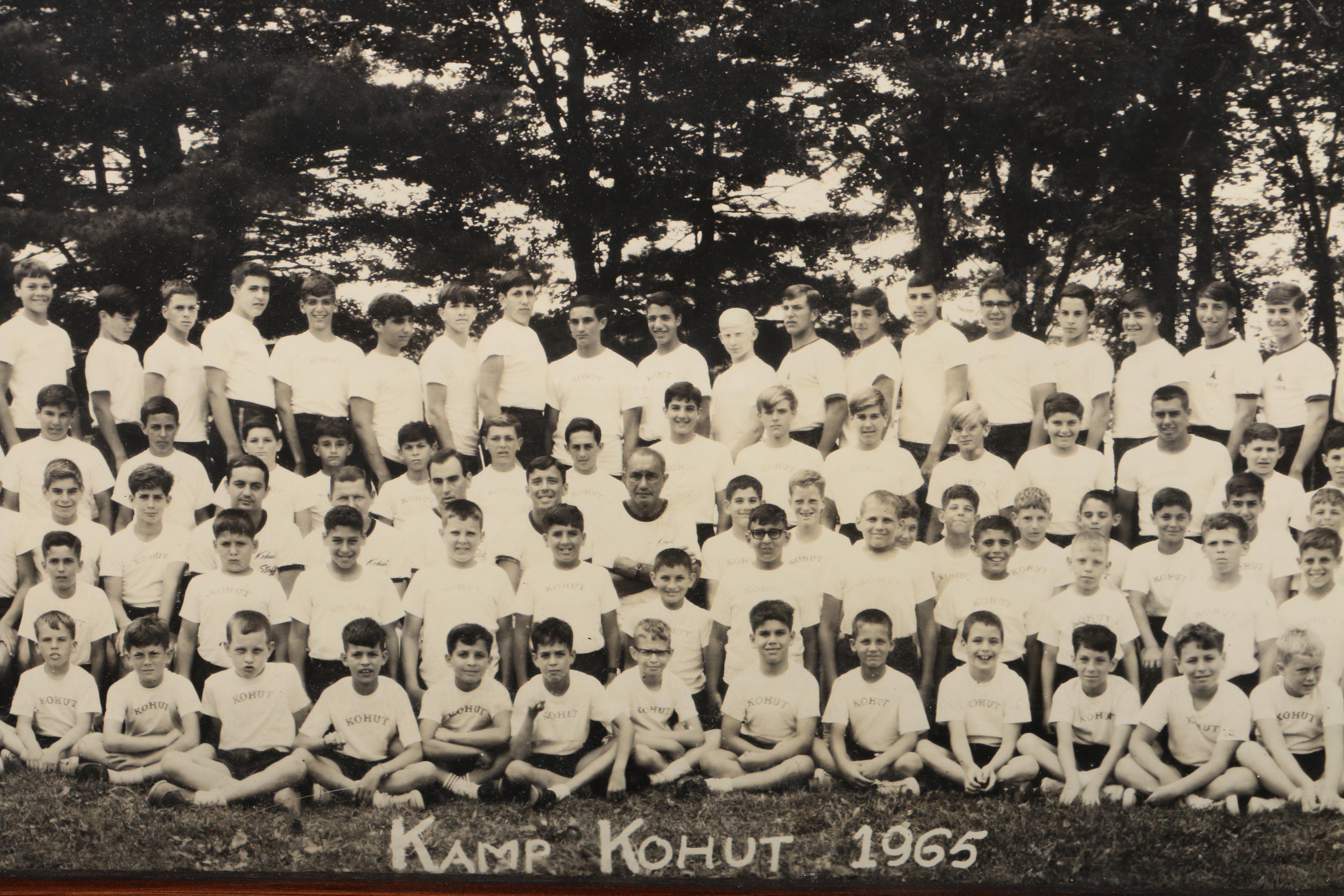 1960s Summer Camp Group Portraits from Kamp Kohut in Maine