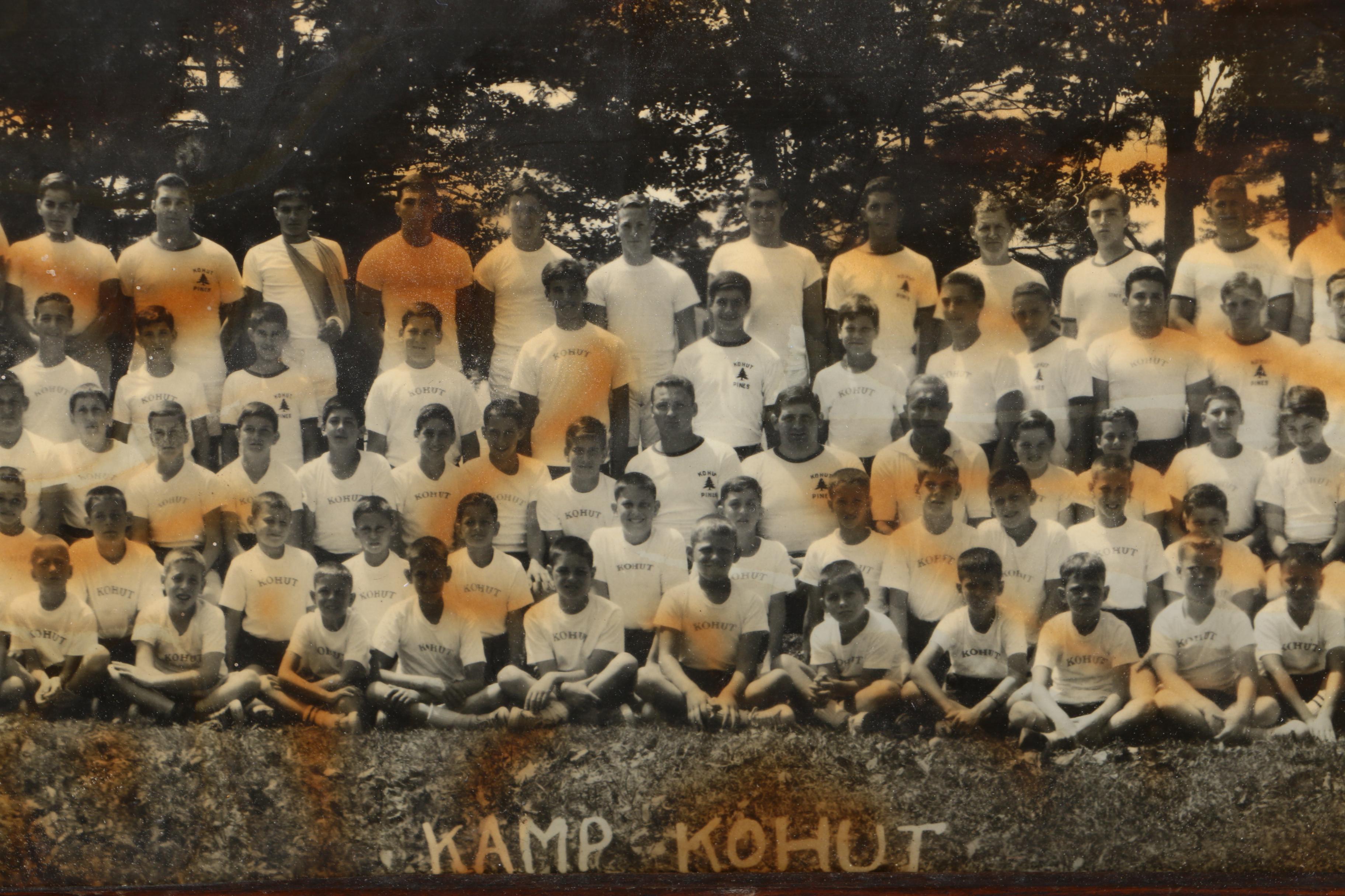 1960s Summer Camp Group Portraits from Kamp Kohut in Maine