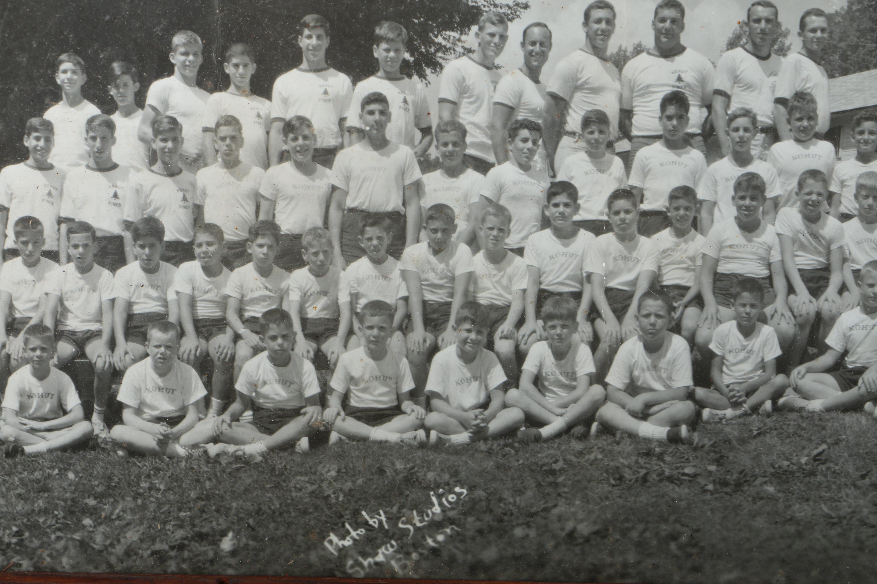 1960s Summer Camp Group Portraits from Kamp Kohut in Maine