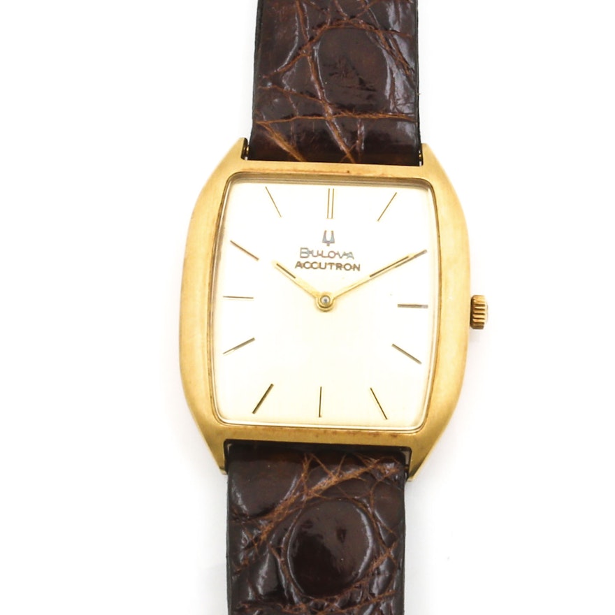 Bulova Accutron 18K Yellow Gold Wristwatch