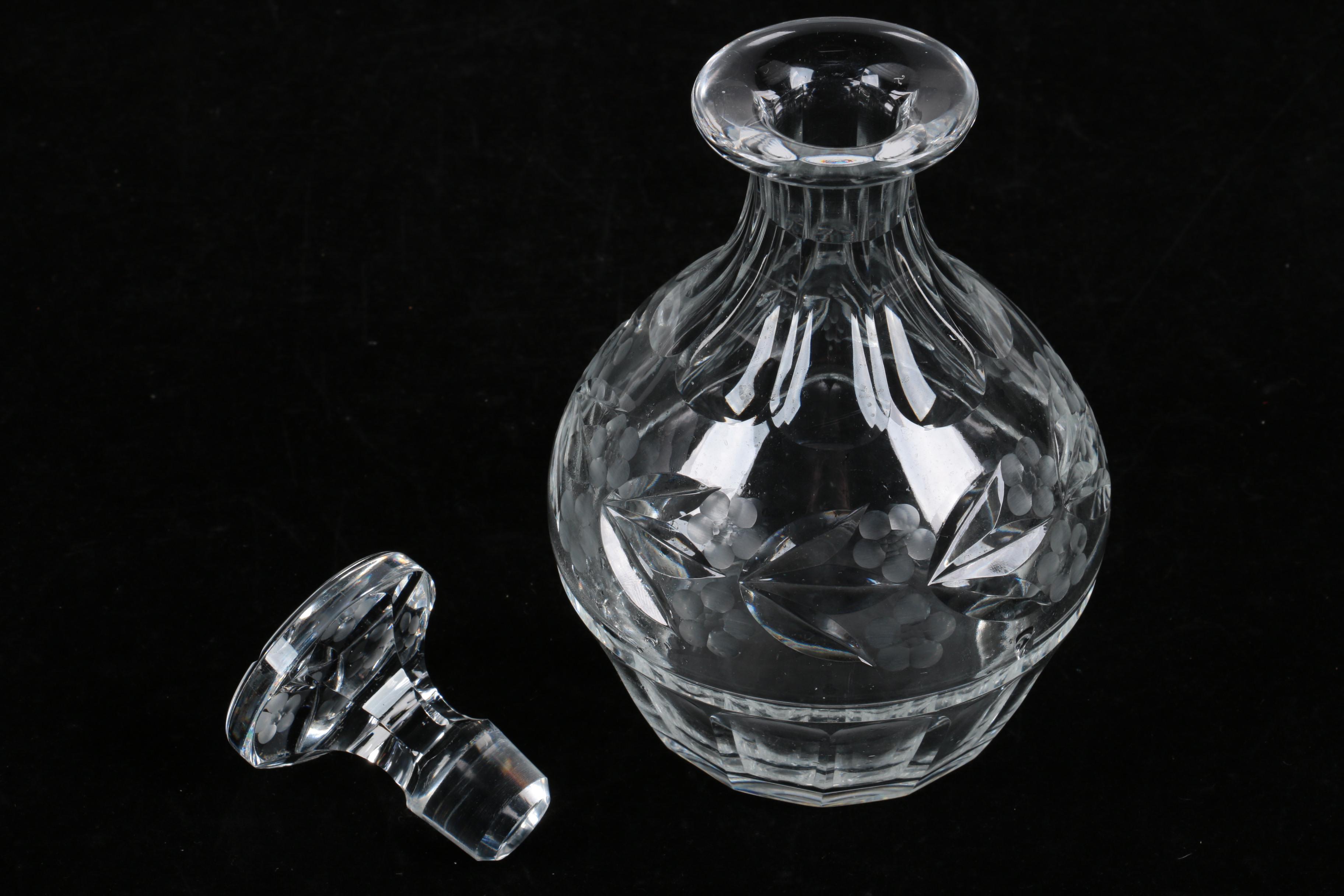 Group of Crystal Decanters
