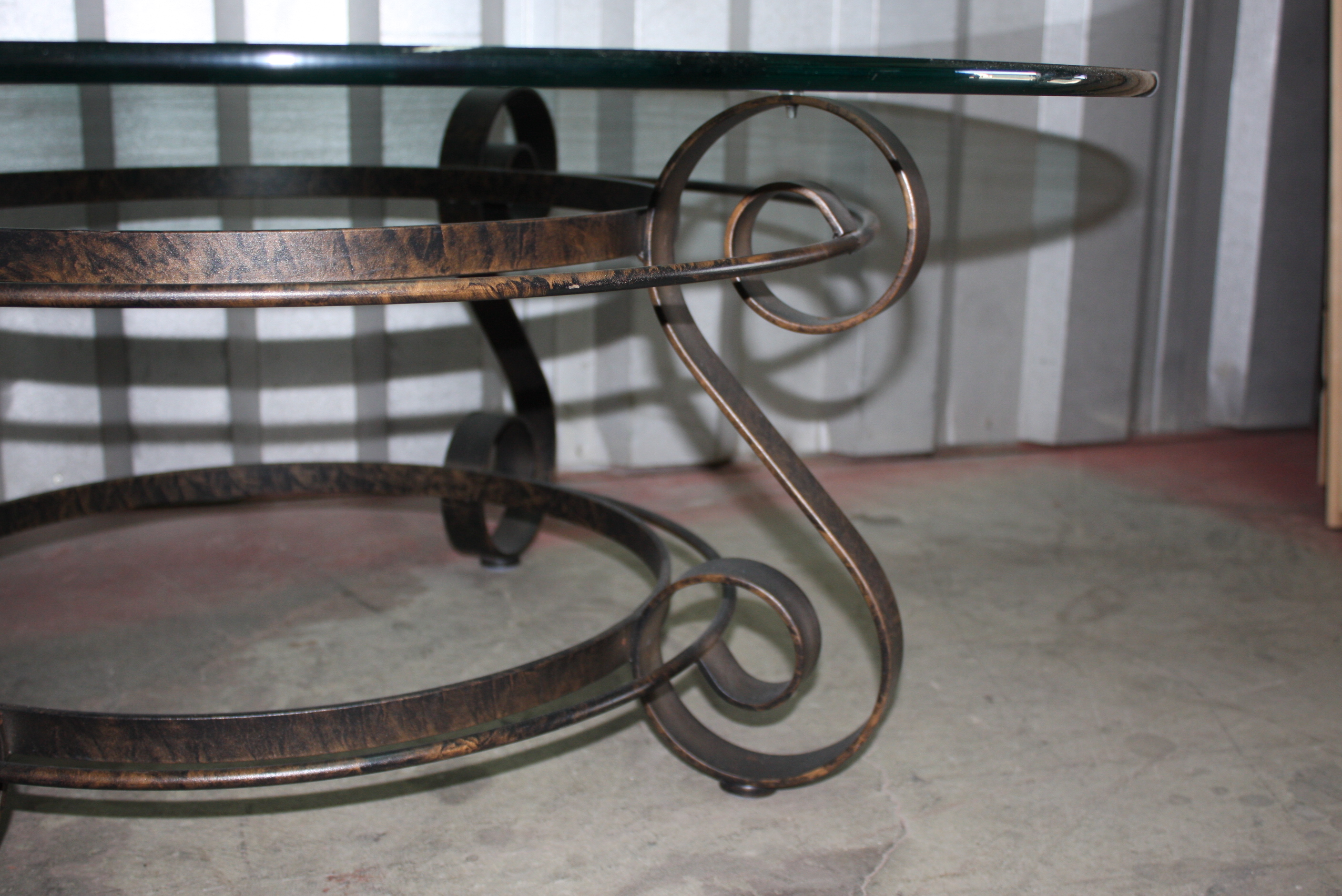 Glass Top Coffee Table