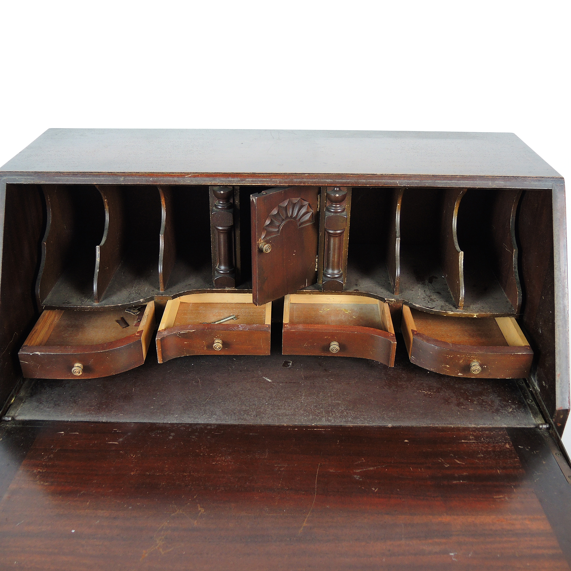 Chippendale Style Mahogany  Secretary Desk by Maddox Table Company