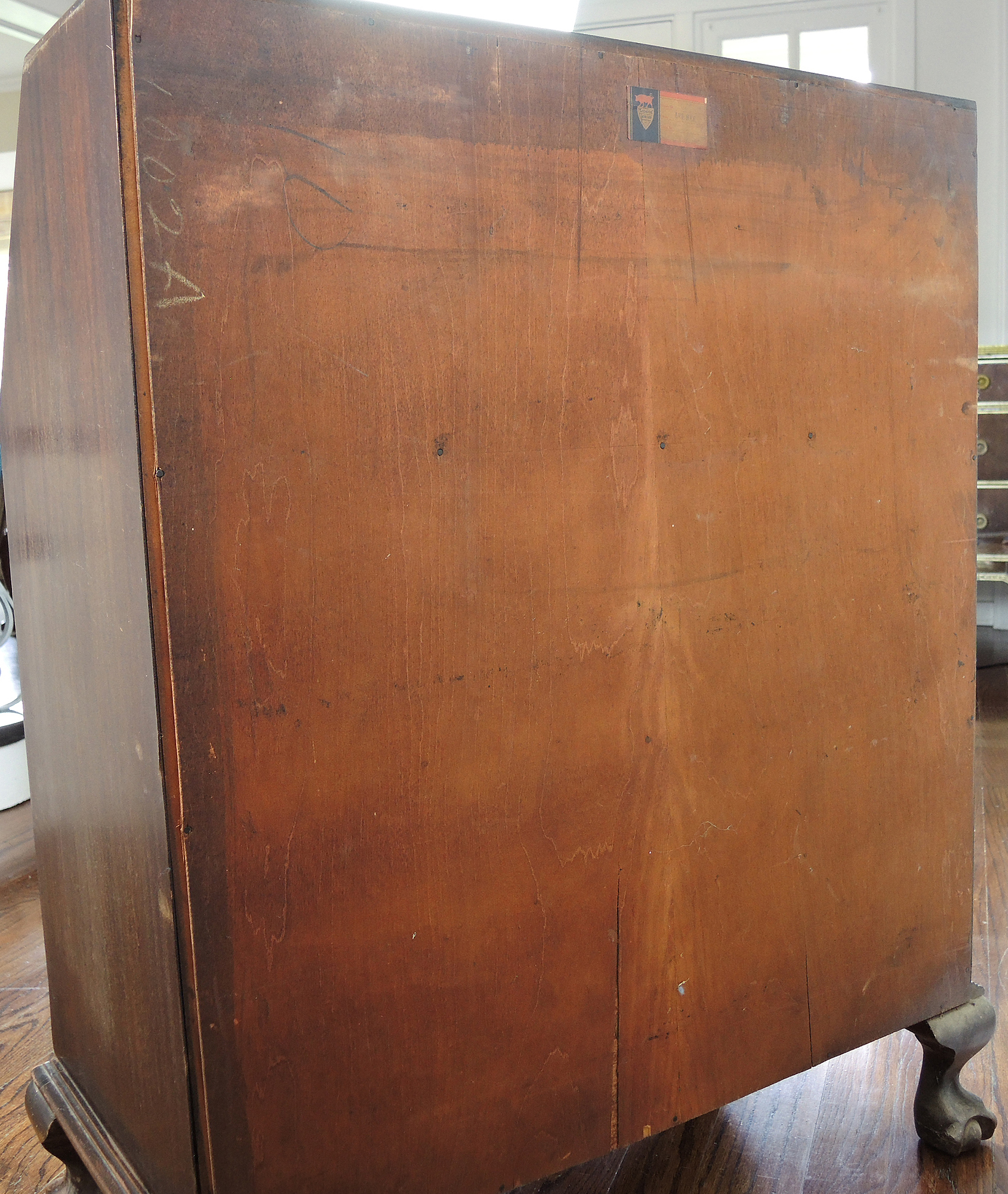 Chippendale Style Mahogany  Secretary Desk by Maddox Table Company