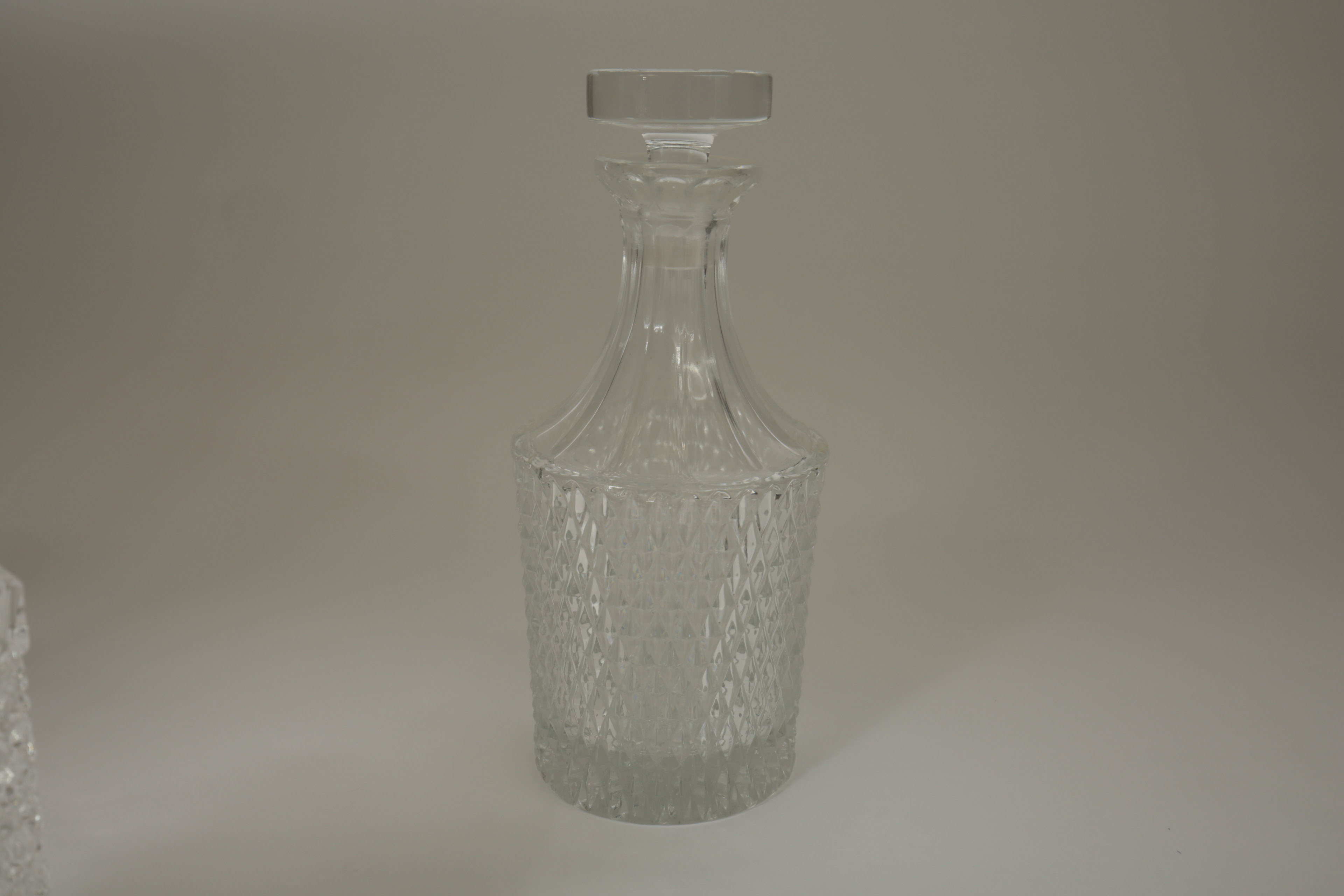 Collection of Crystal Decanters and Shot Glasses