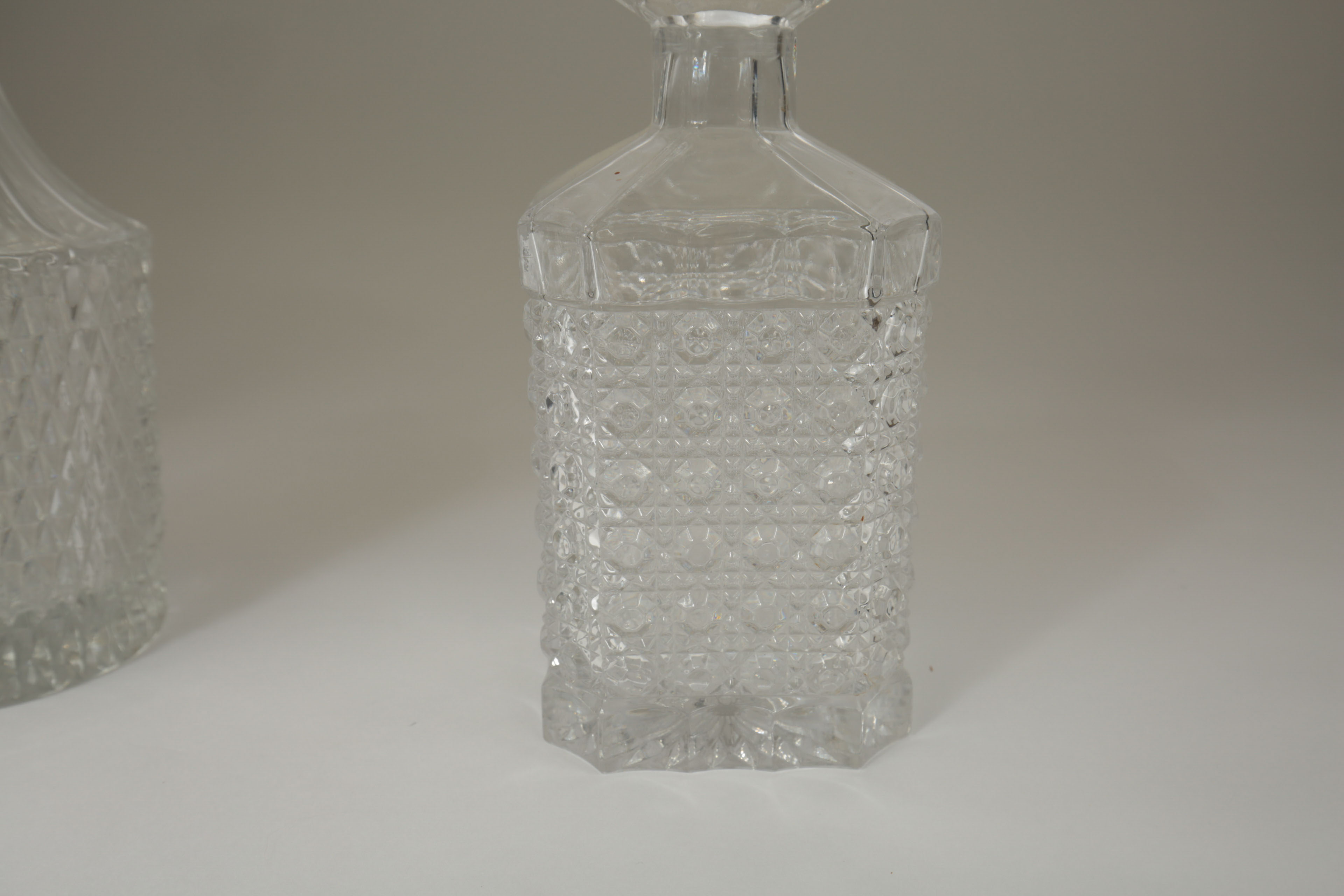 Collection of Crystal Decanters and Shot Glasses