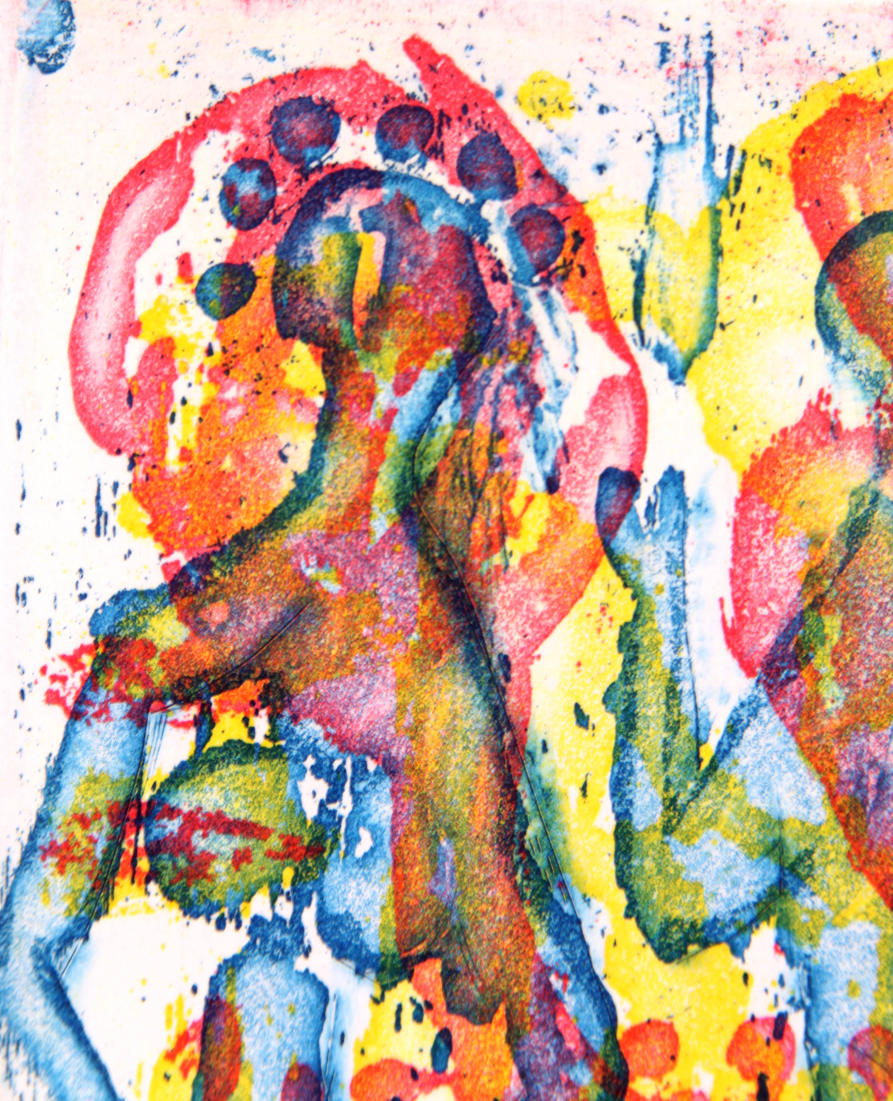 1970s Robert Lohman Limited Edition Woodblock Print