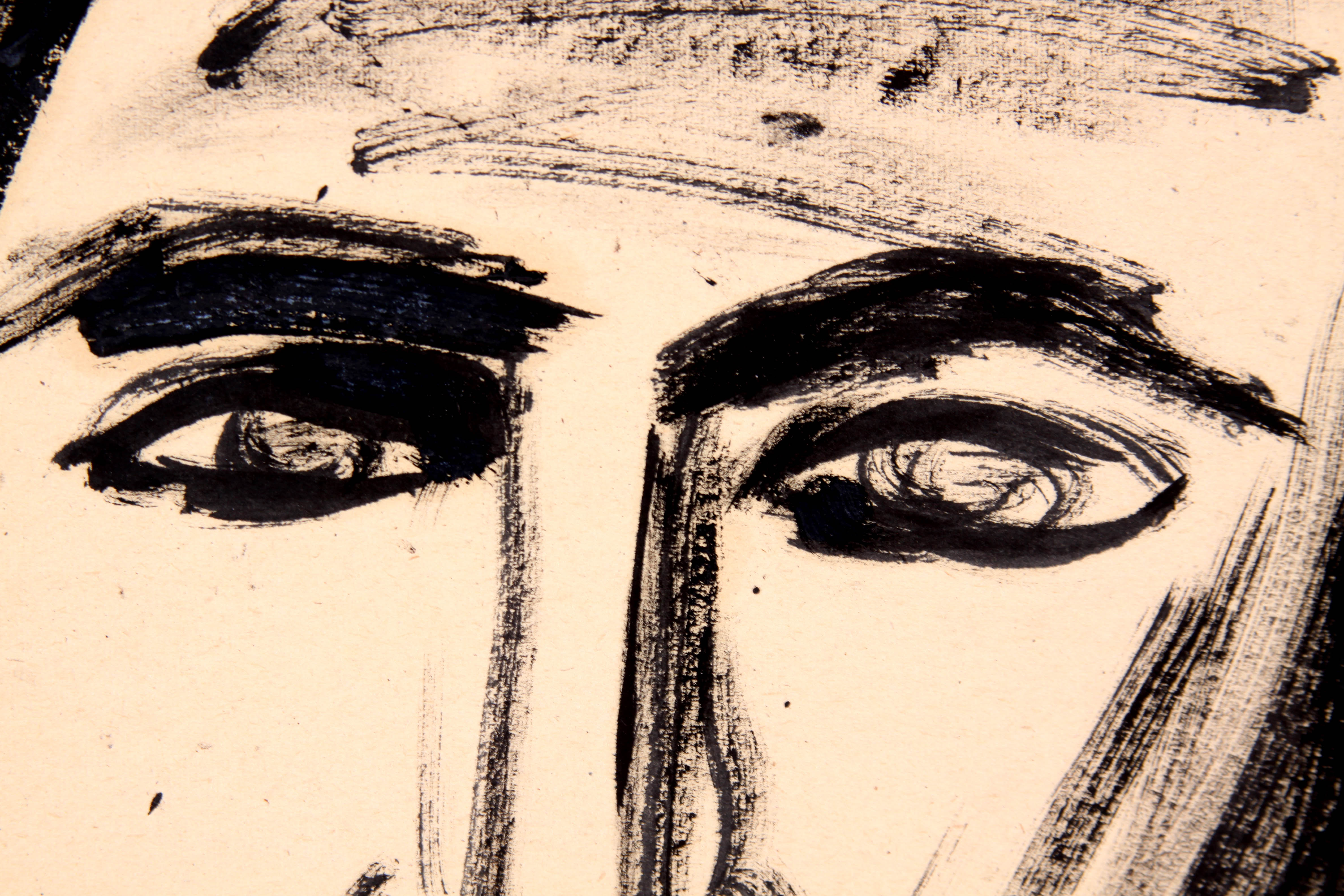 1950s Modernist Portrait by Jean Margolin