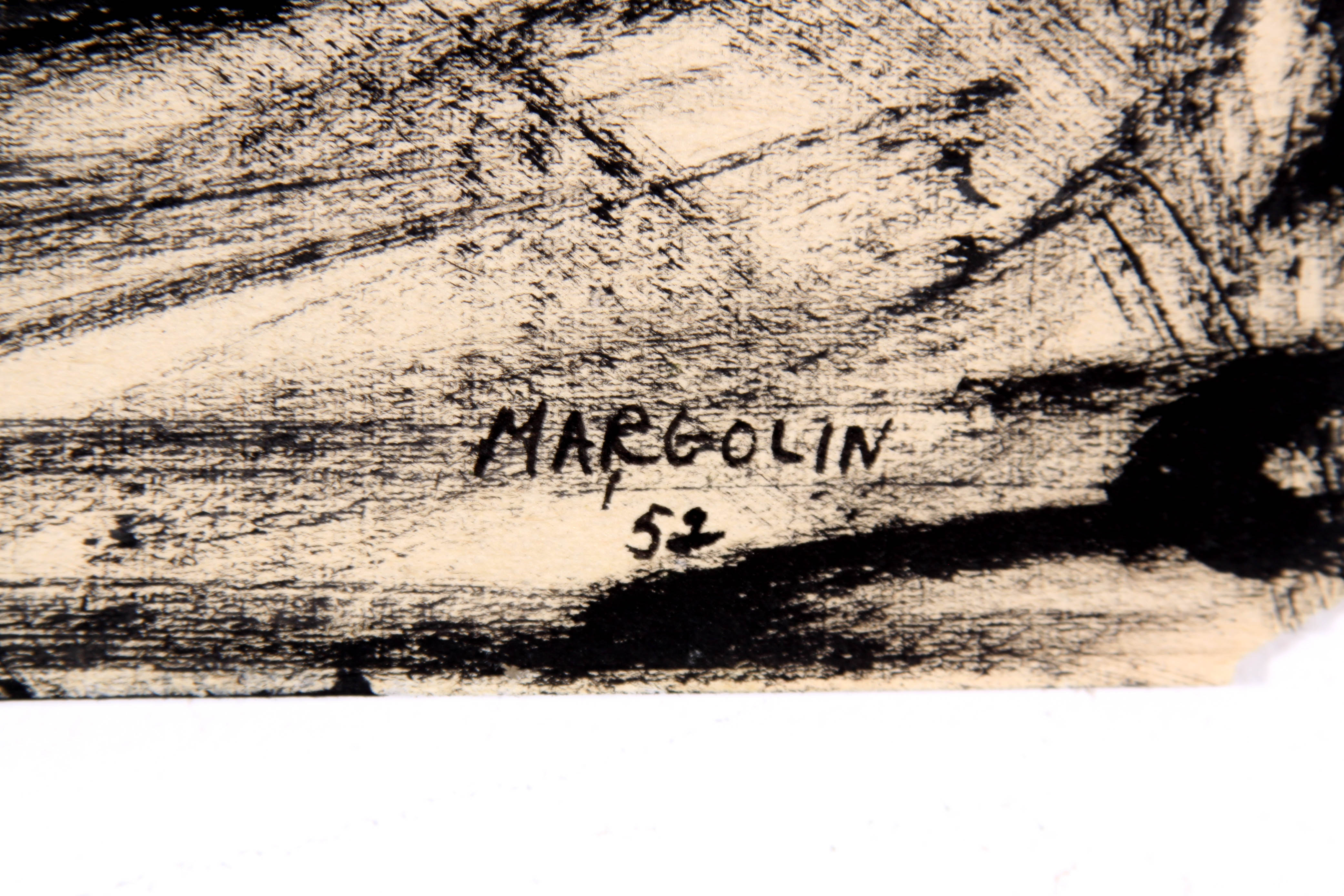 1950s Modernist Portrait by Jean Margolin