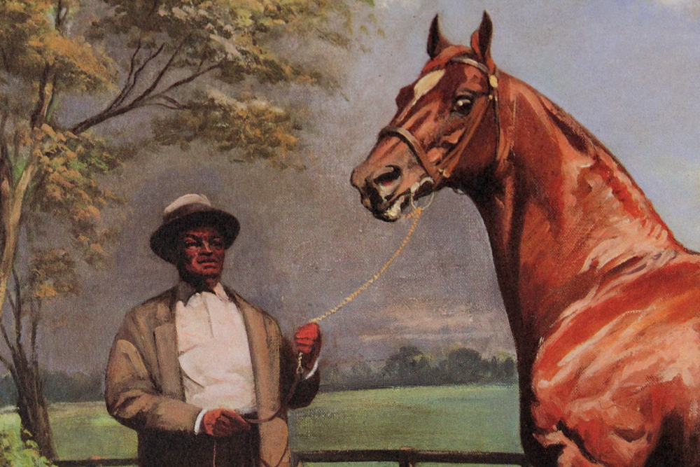 Helen Hayse Artist's Proof Offset Lithographs "Secretariat" and "Man O' War"