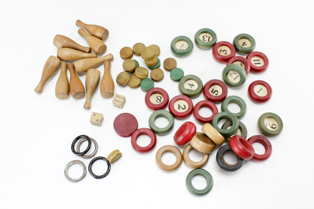 Carrom Game Board and Pieces