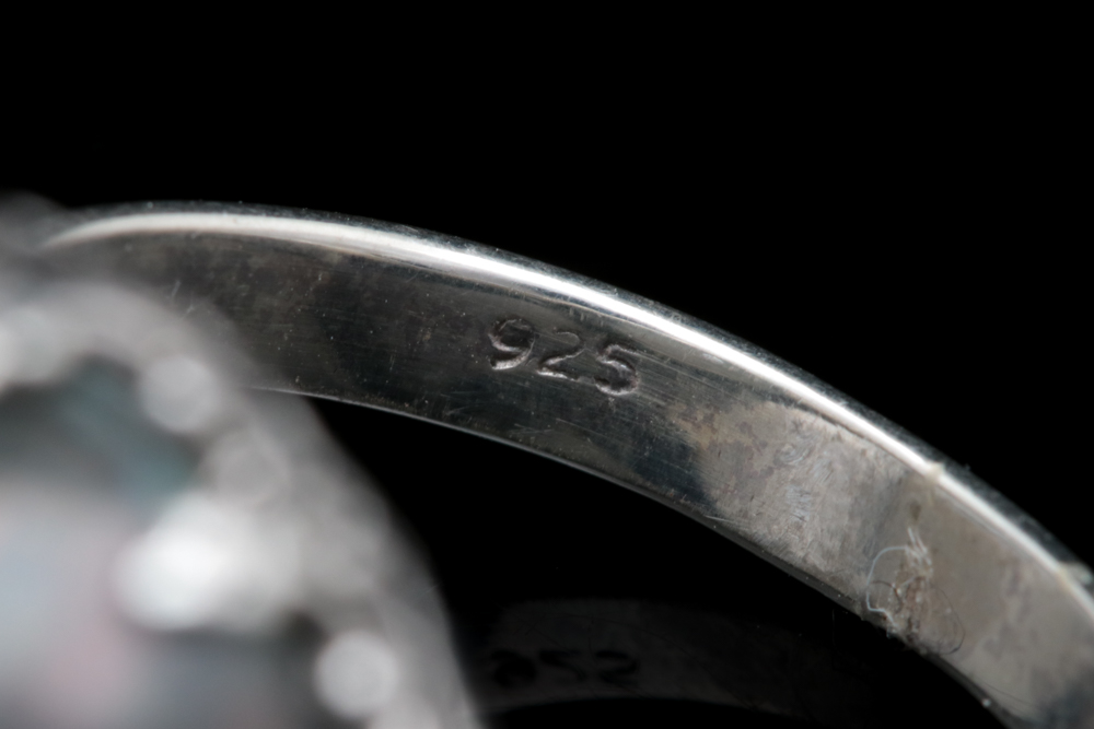 Sterling Silver and Mother of Pearl Doublet Ring