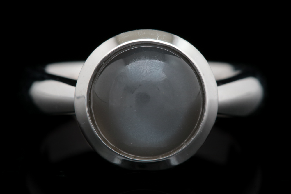 Bastian Sterling Silver and Gray Moonstone Ring