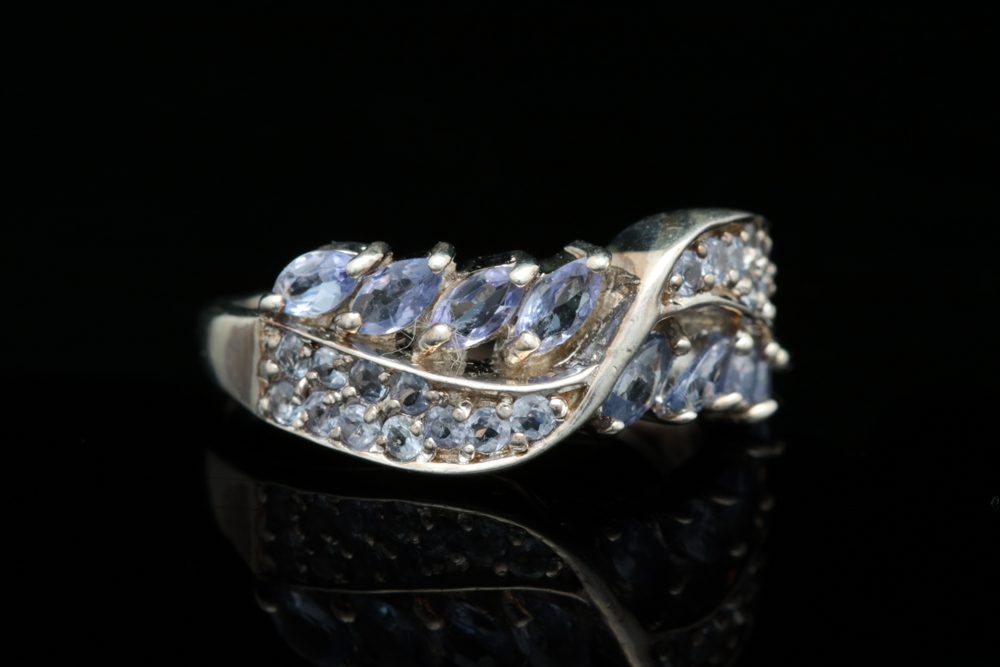 Sterling Silver and Tanzanite Ring
