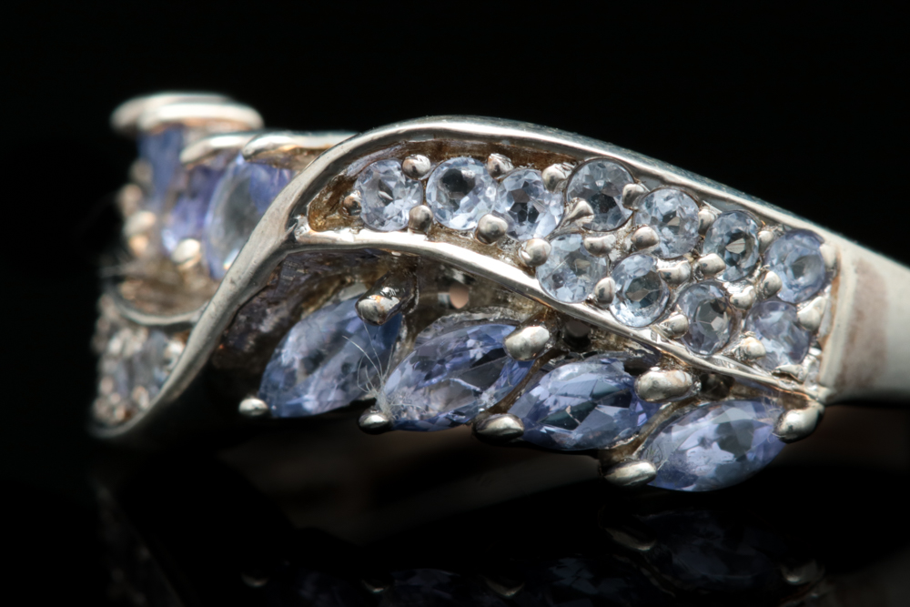 Sterling Silver and Tanzanite Ring