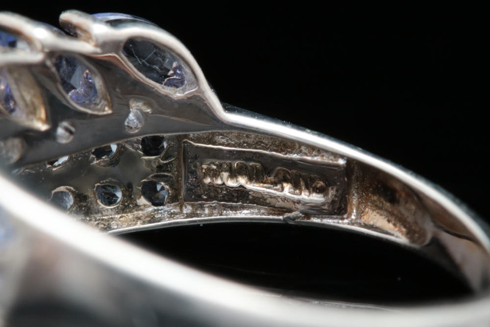 Sterling Silver and Tanzanite Ring