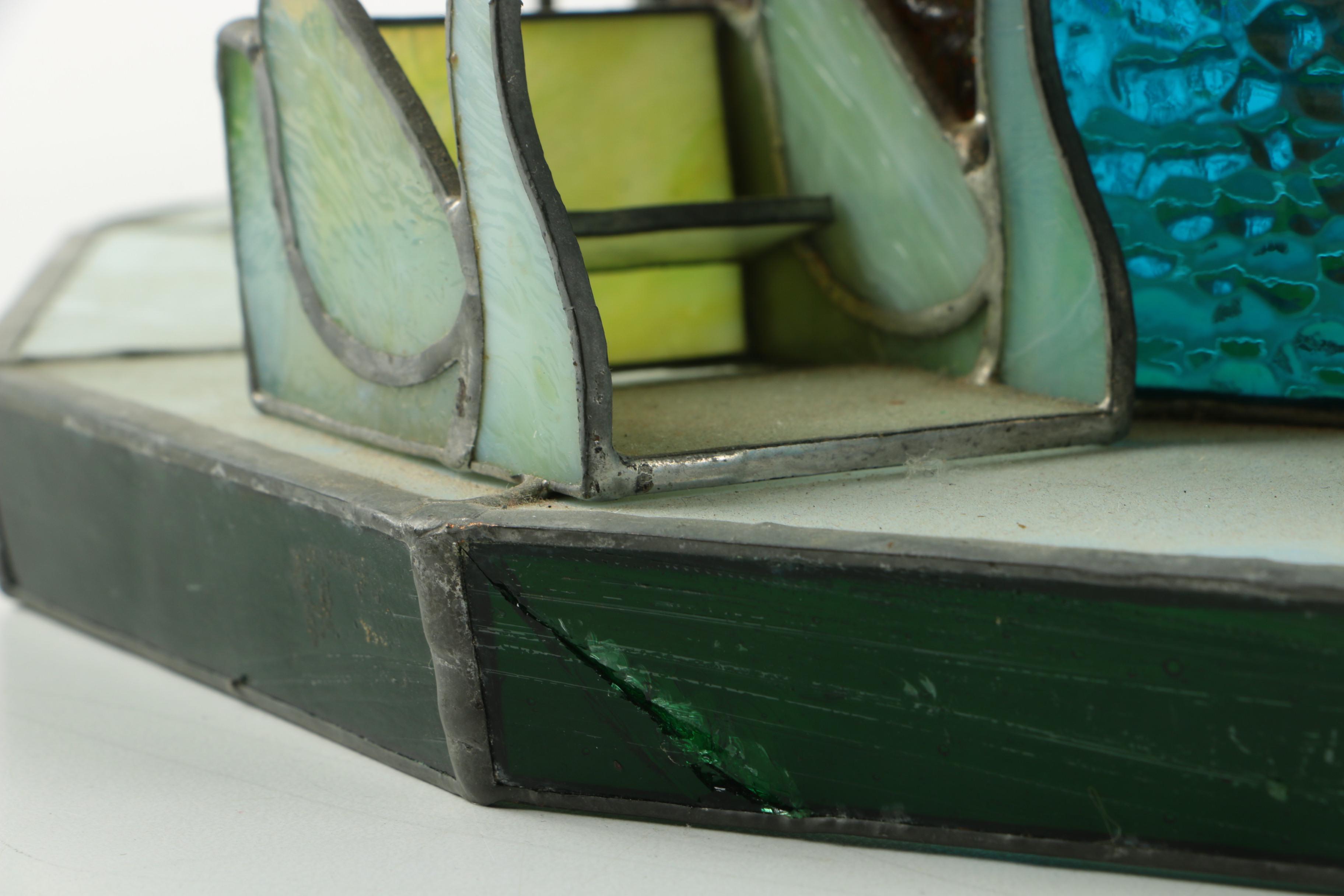 Stained Glass Carousel Hanging Lamp