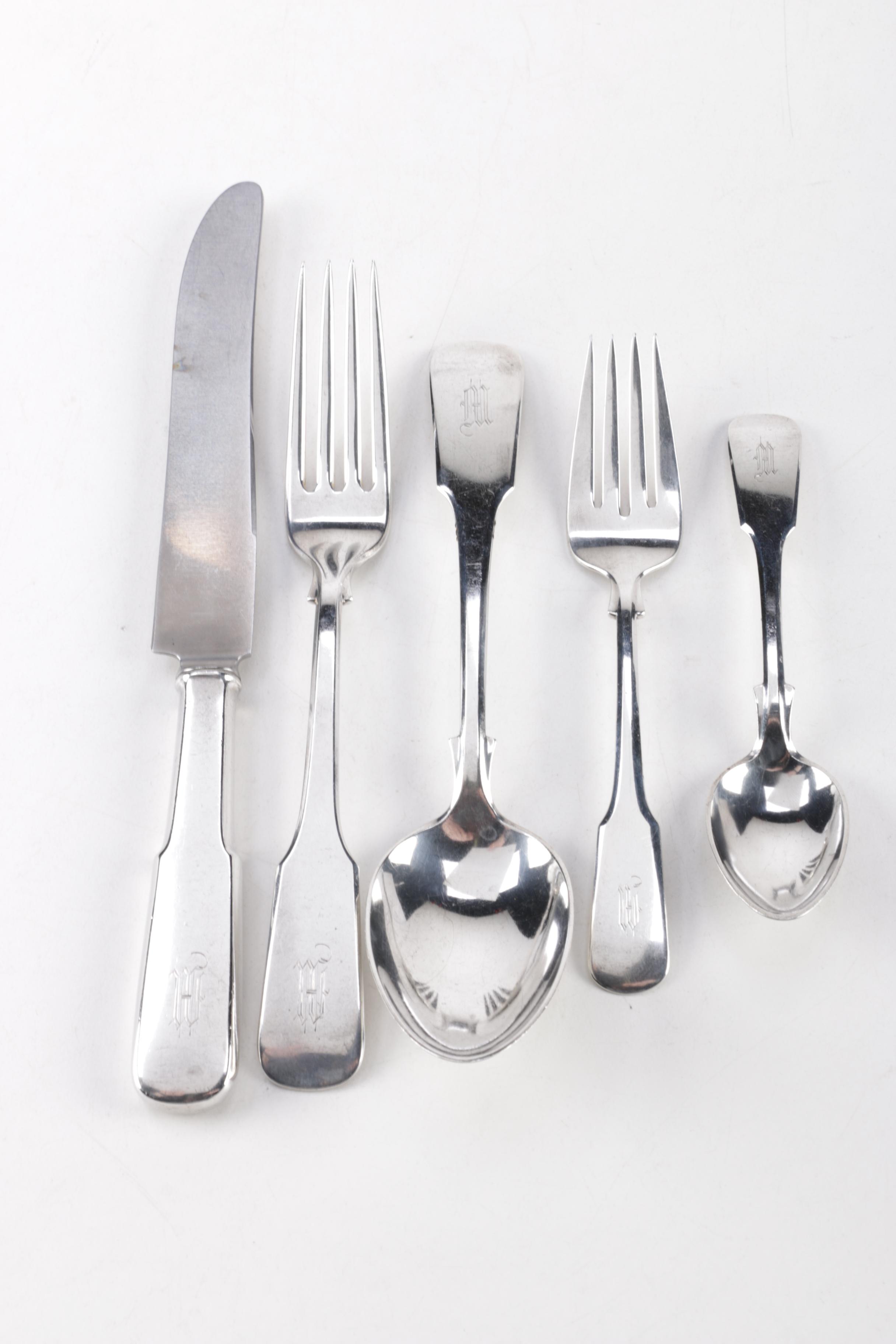 International Silver Co. "1810" Sterling Silver Flatware Collection