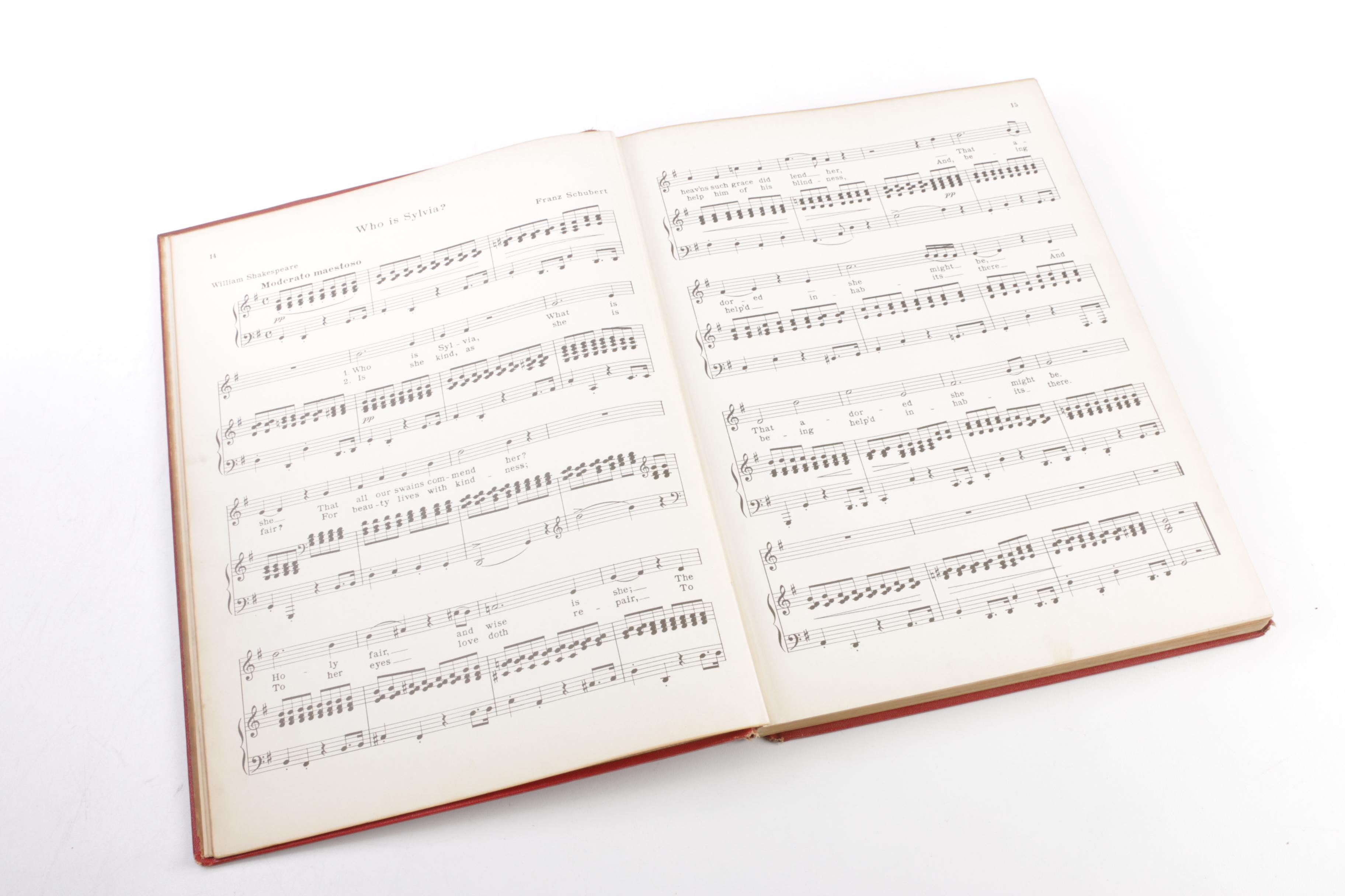 Eight-Volume Set of 1931 "The Scribner Radio Music Library"