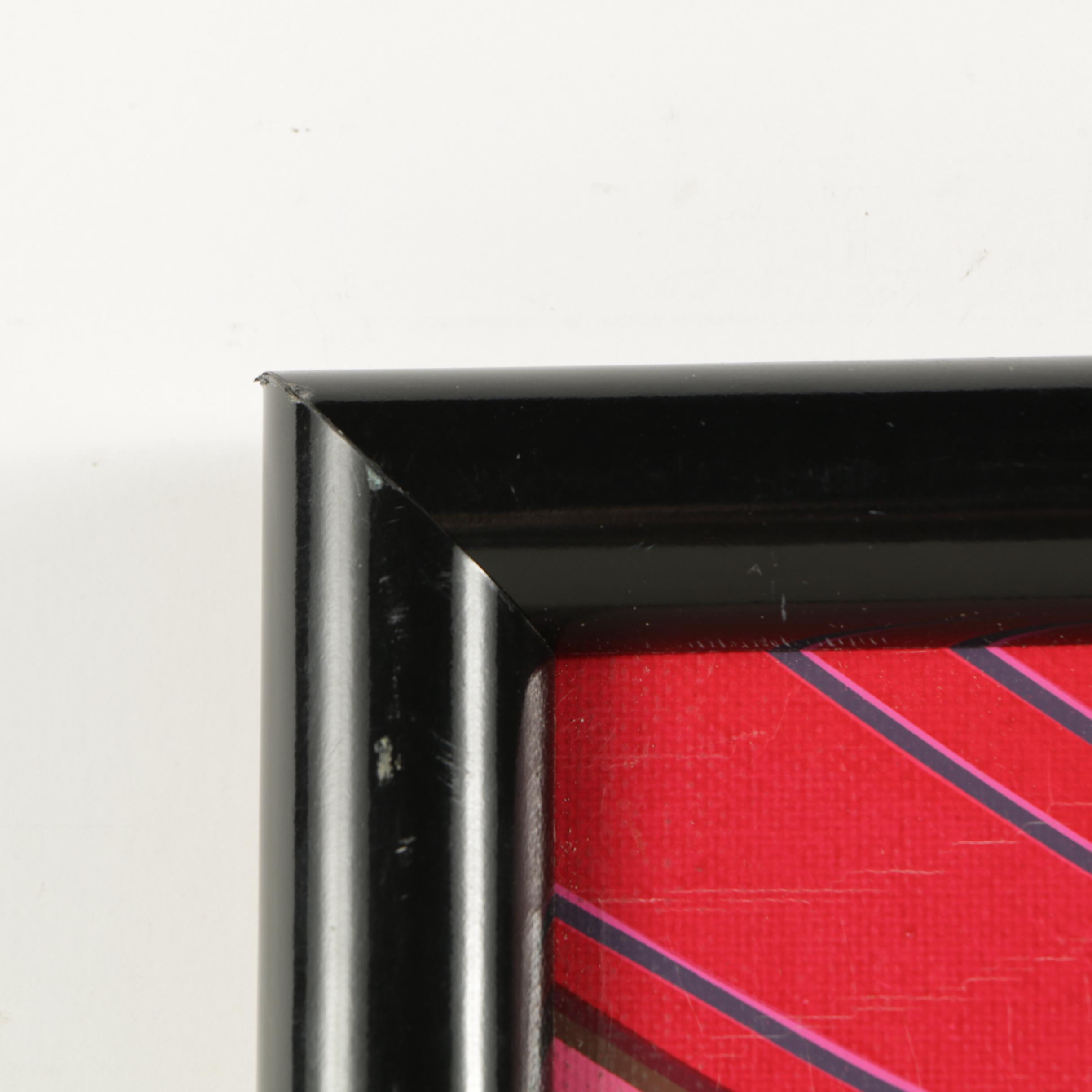 Reproduction Serigraph After Fanch Ledan's "Interior With Lichtenstein"