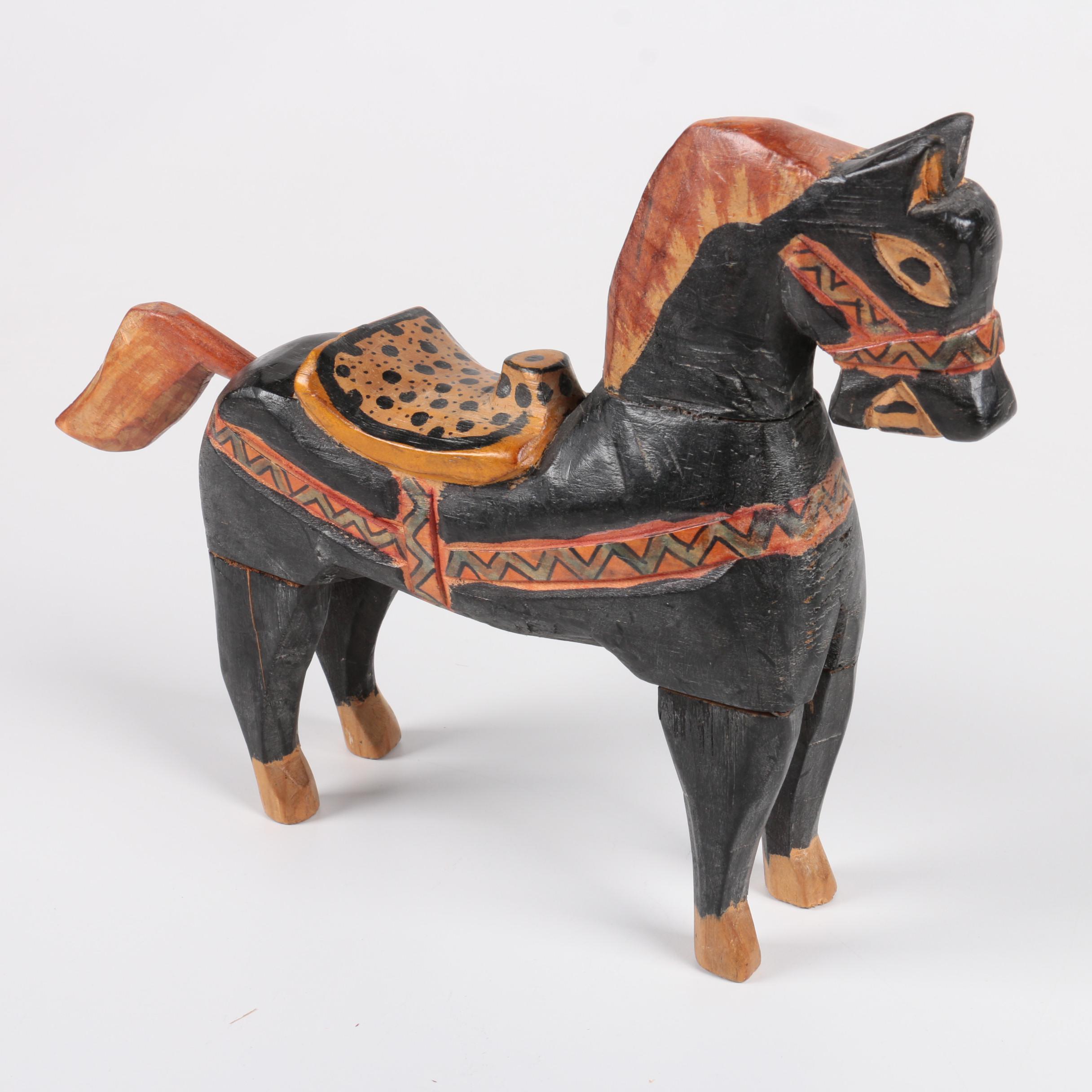 Pair of Decorative Horse Figurines