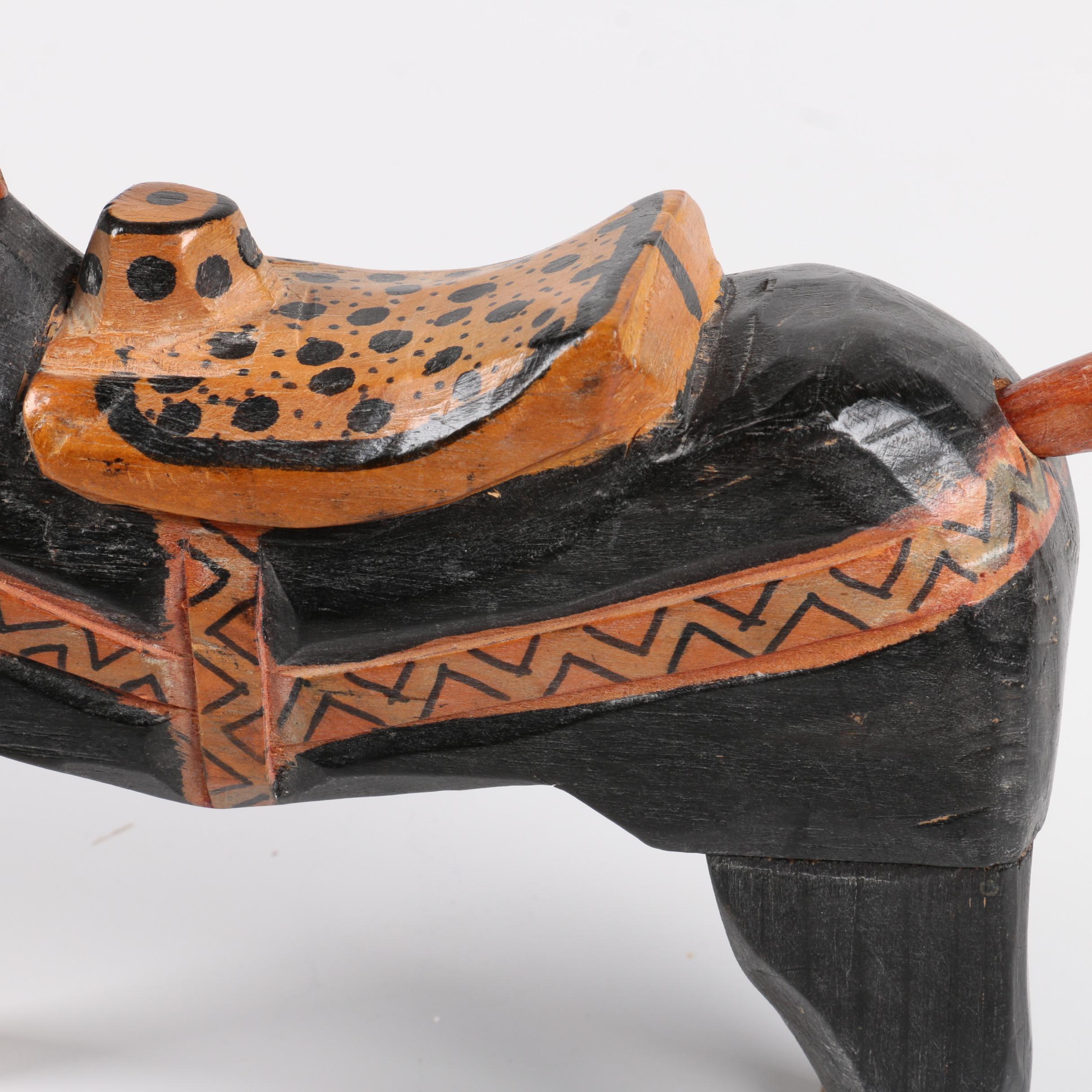 Pair of Decorative Horse Figurines