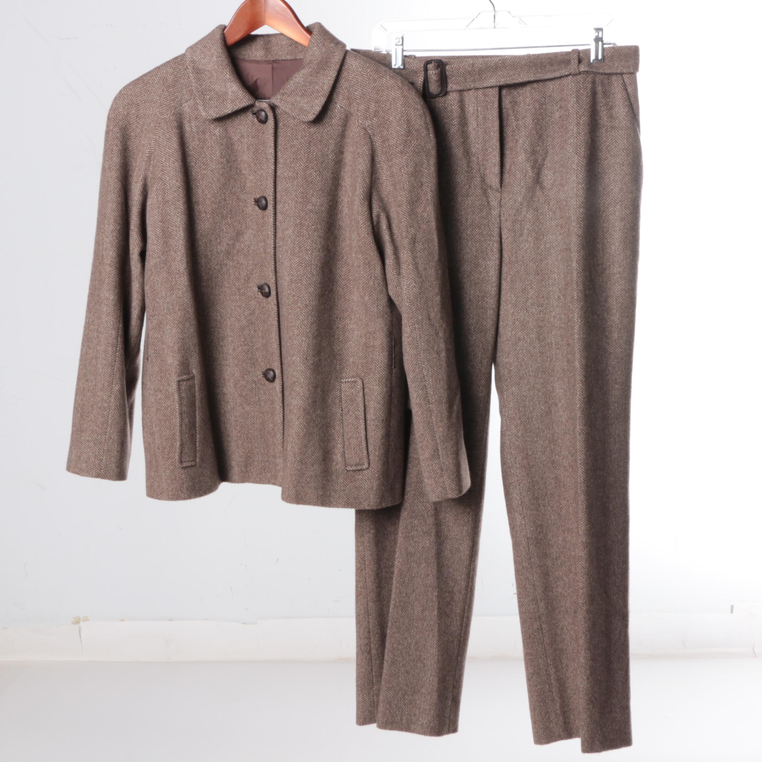 Women's Margon Tweed Suit