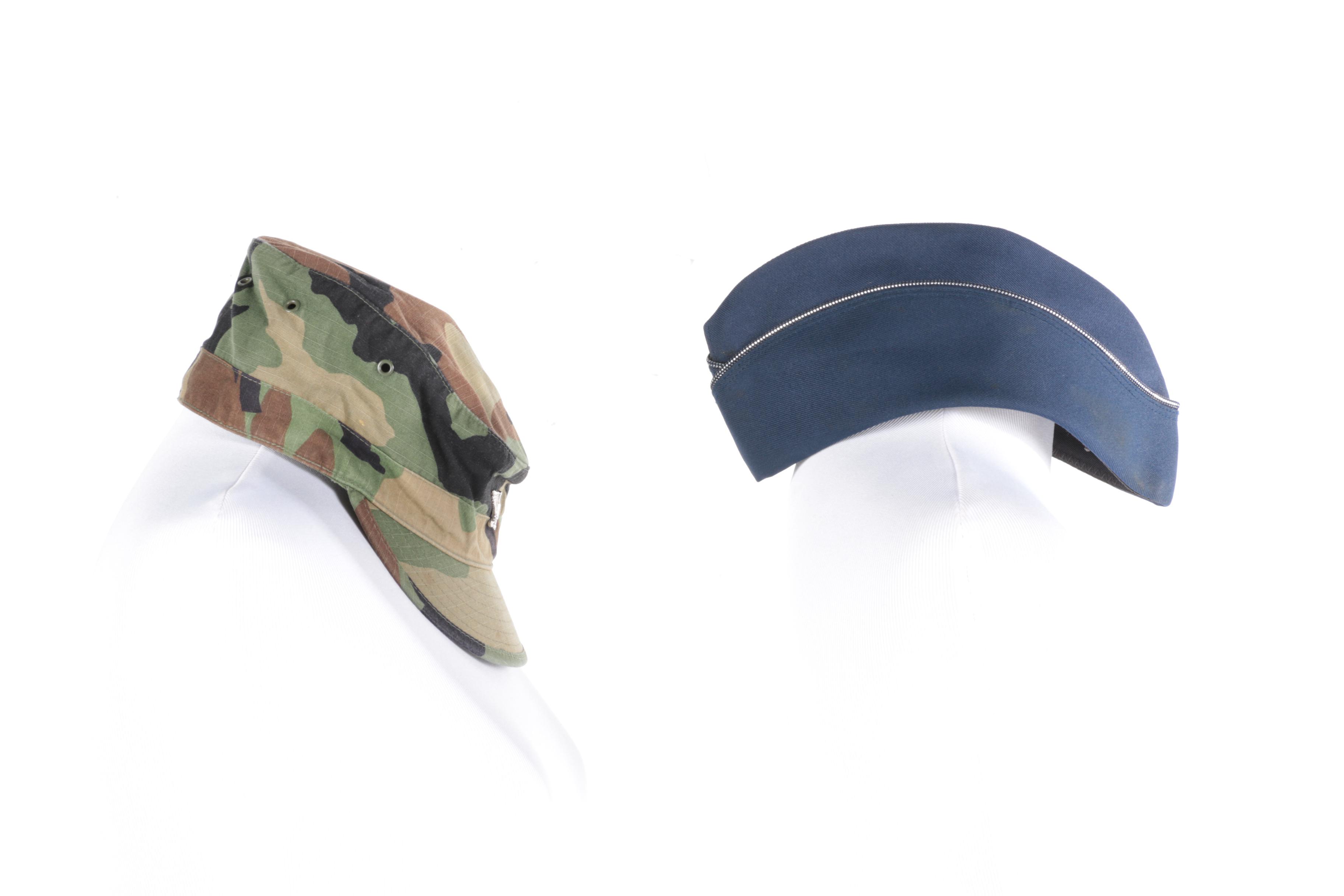 Women's US Air Force Dark Blue All Weather Coat with Two Caps